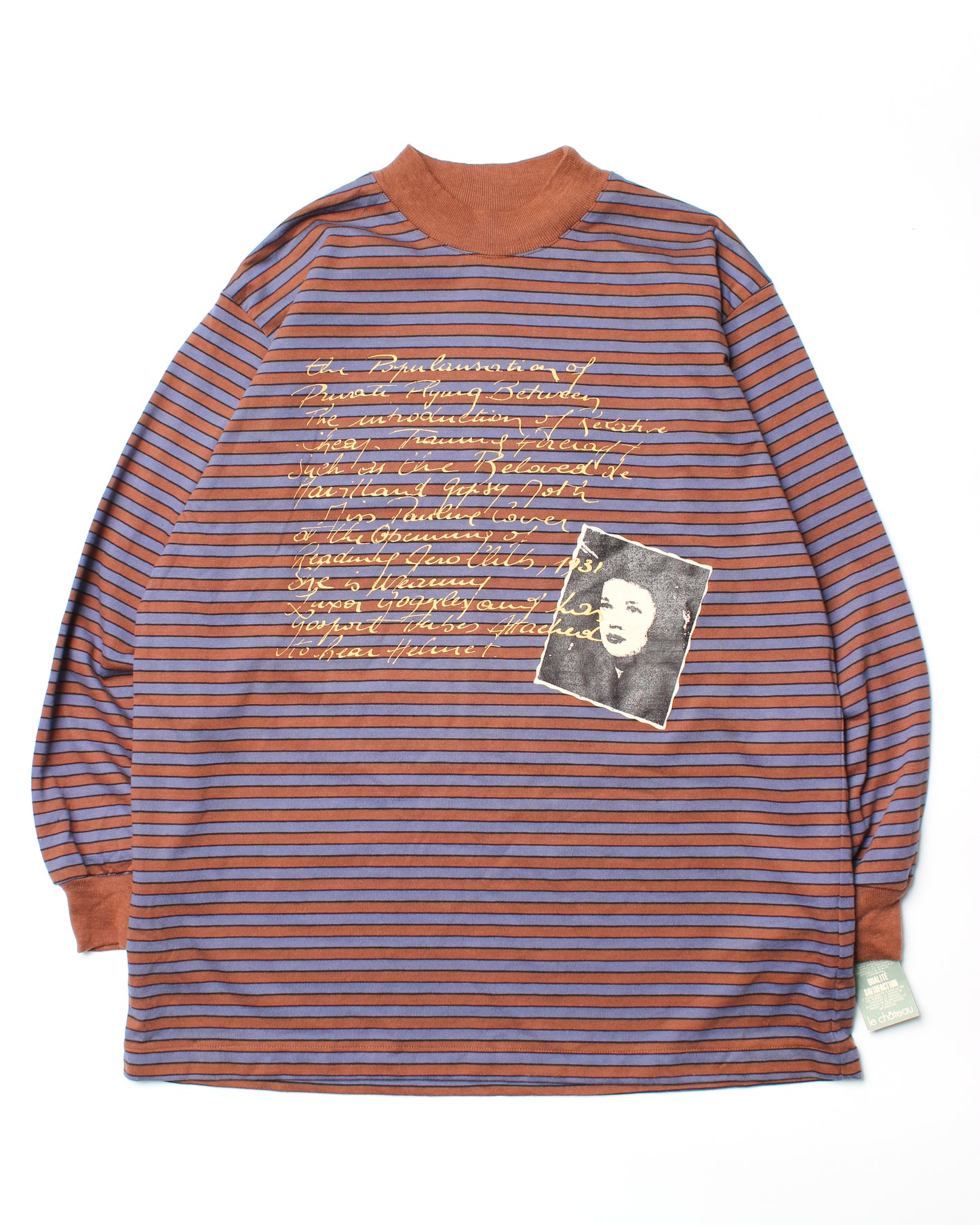 1990's NWT Le Chateau Striped LS (M)