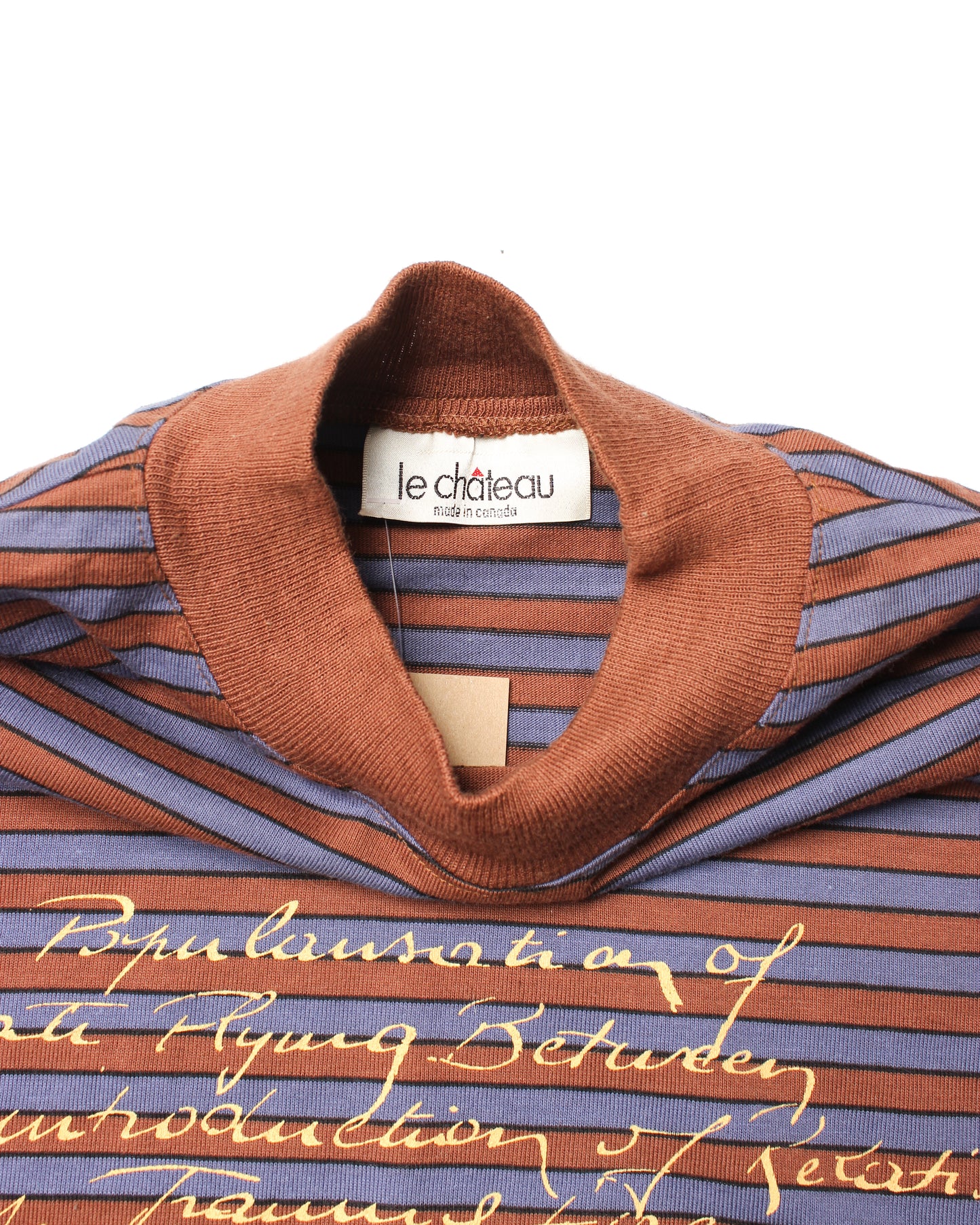 1990's NWT Le Chateau Striped LS (M)