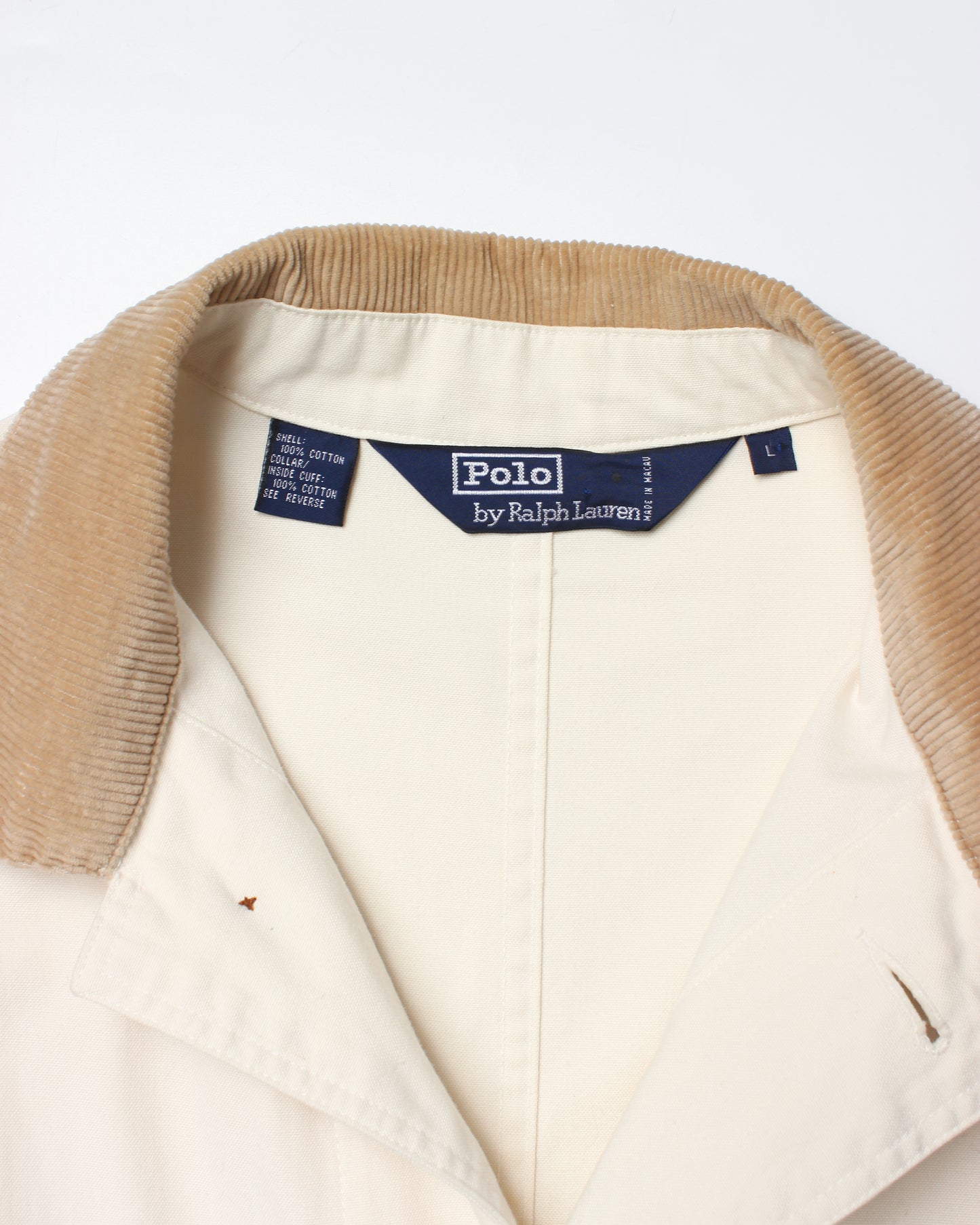 1990's Polo Ralph Lauren Cotton Hunting Jacket (L)