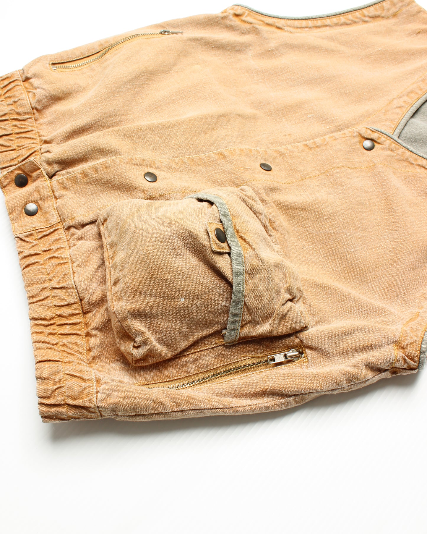 1980's Cargo Pocket Canvas Vest (M)