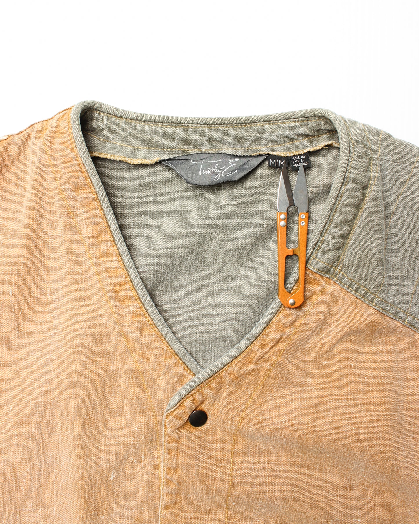 1980's Cargo Pocket Canvas Vest (M)