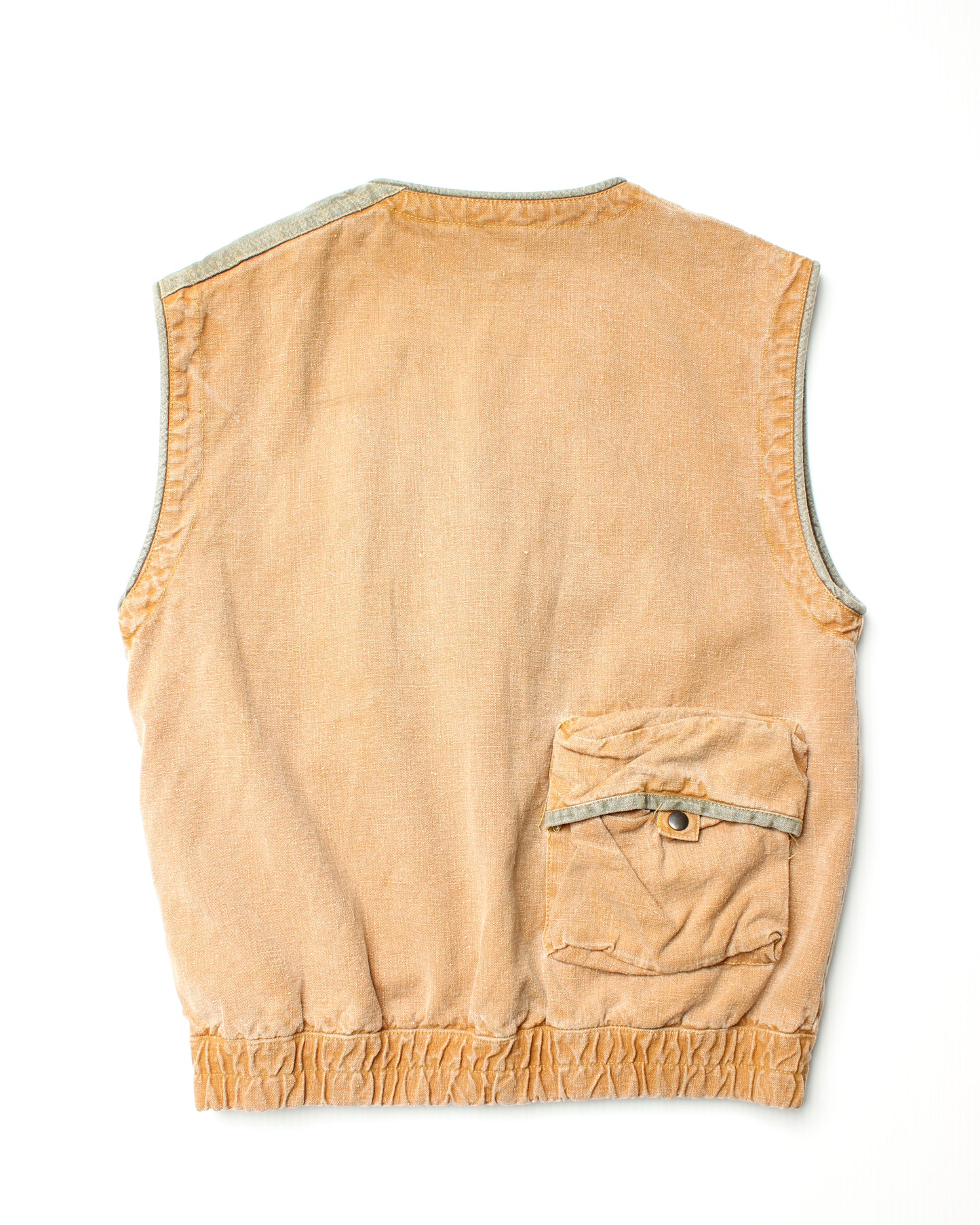 1980's Cargo Pocket Canvas Vest (M)