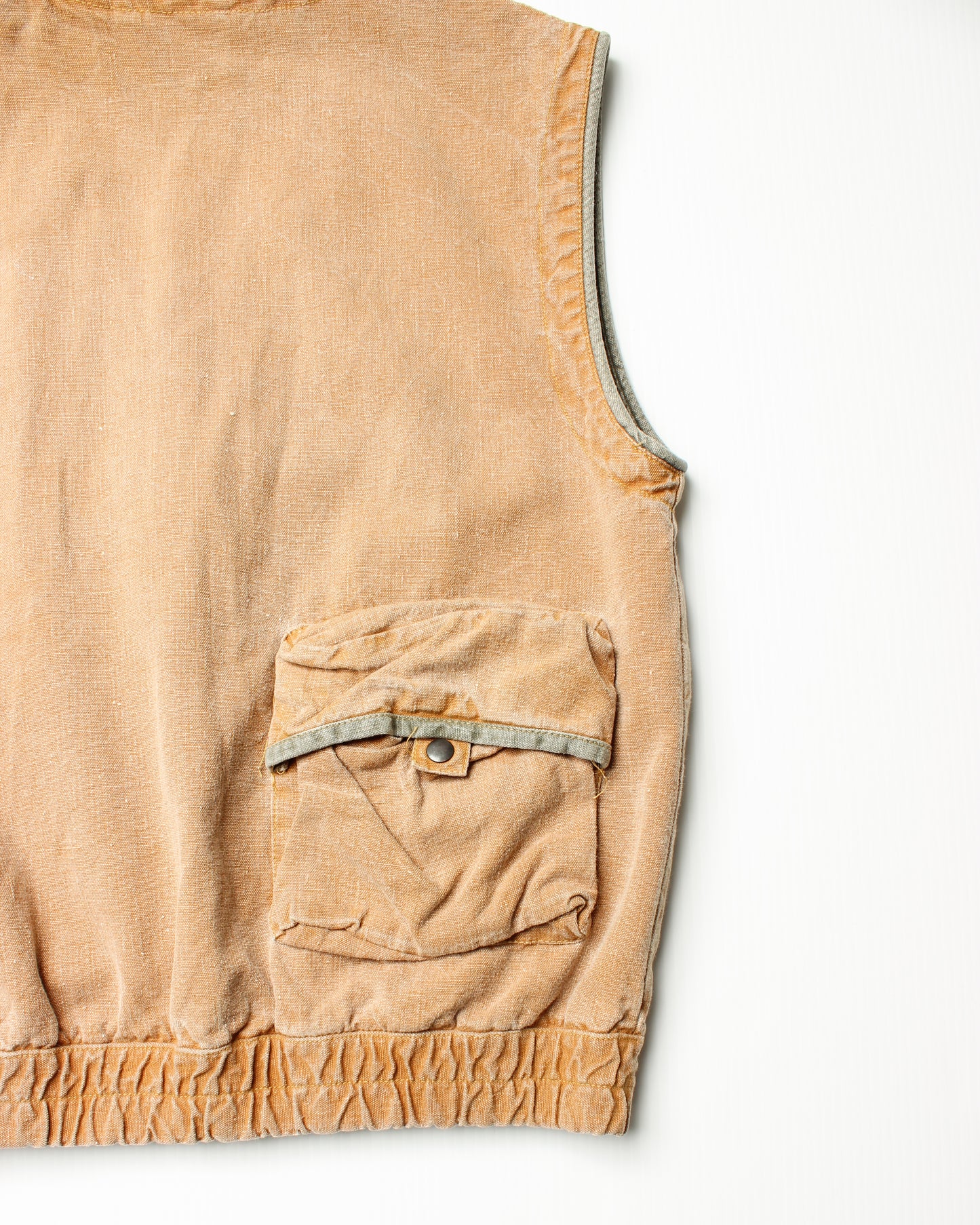1980's Cargo Pocket Canvas Vest (M)