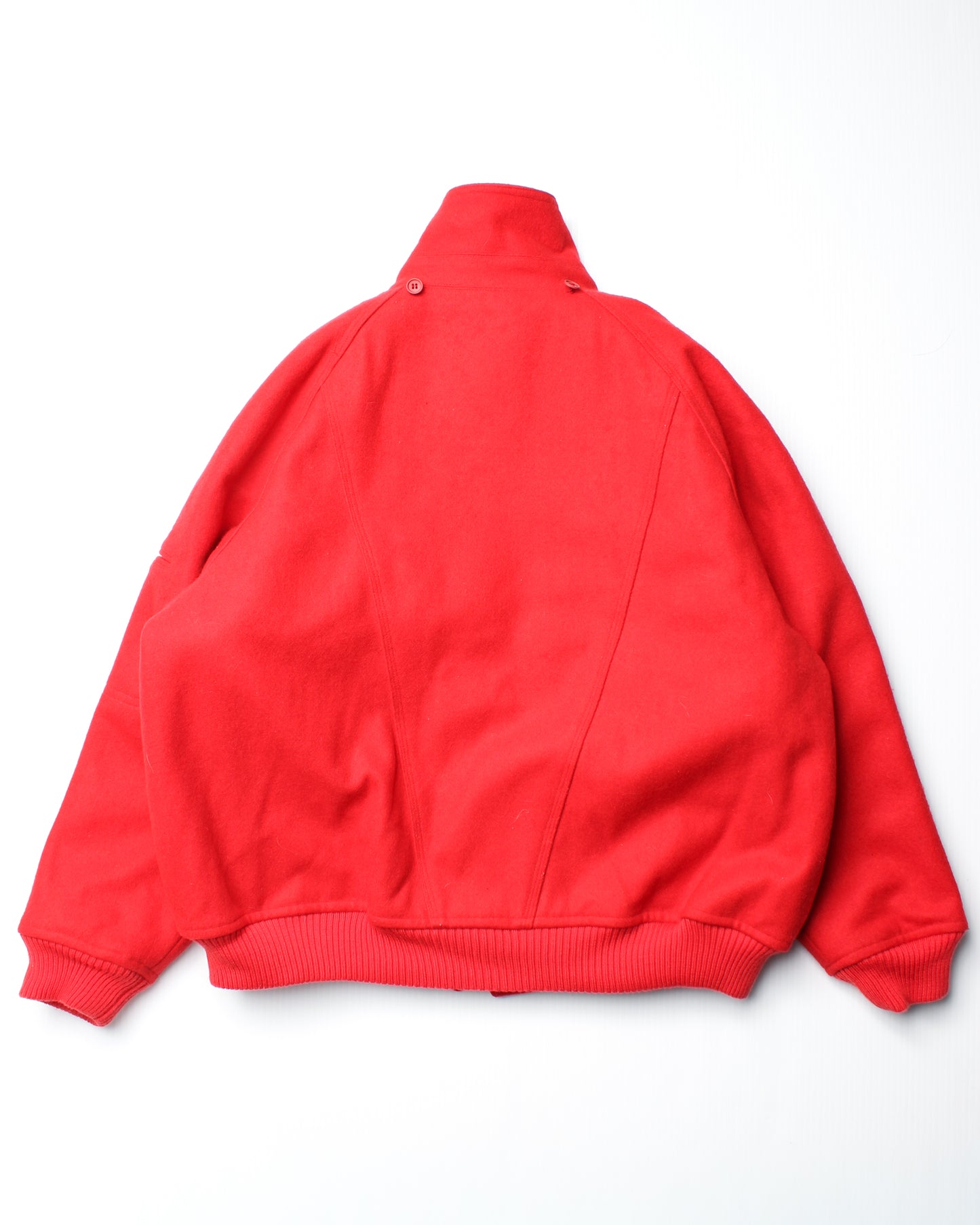 1990's Japanese Brand Melton Wool Bomber Jacket (M)