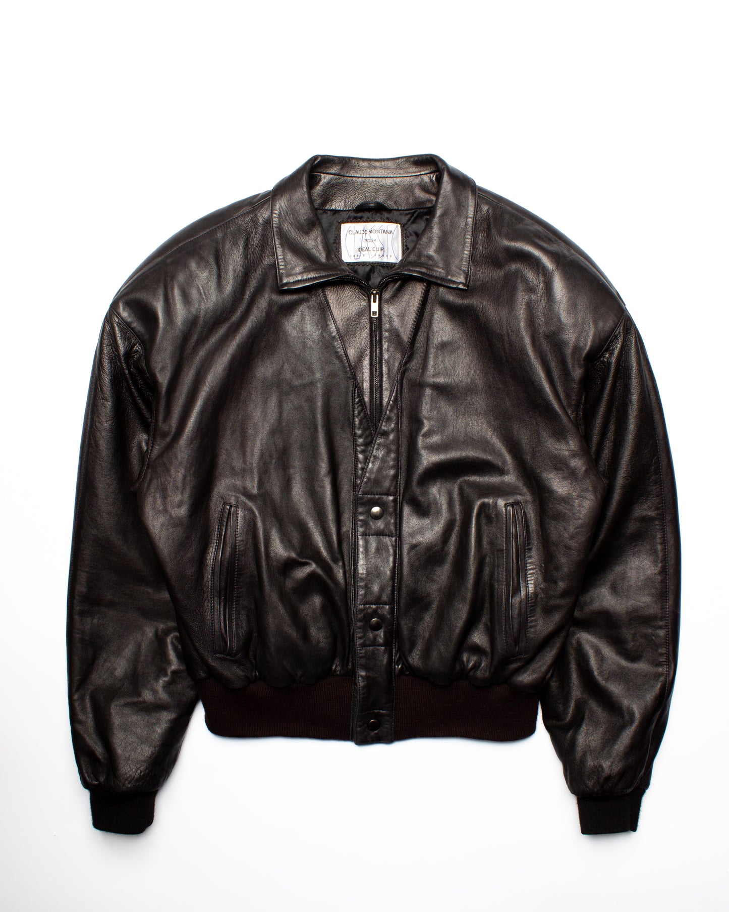 1980's Claude Montana Lamb Leather Jacket (M)