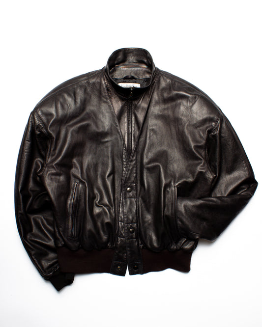 1980's Claude Montana Lamb Leather Jacket (M)