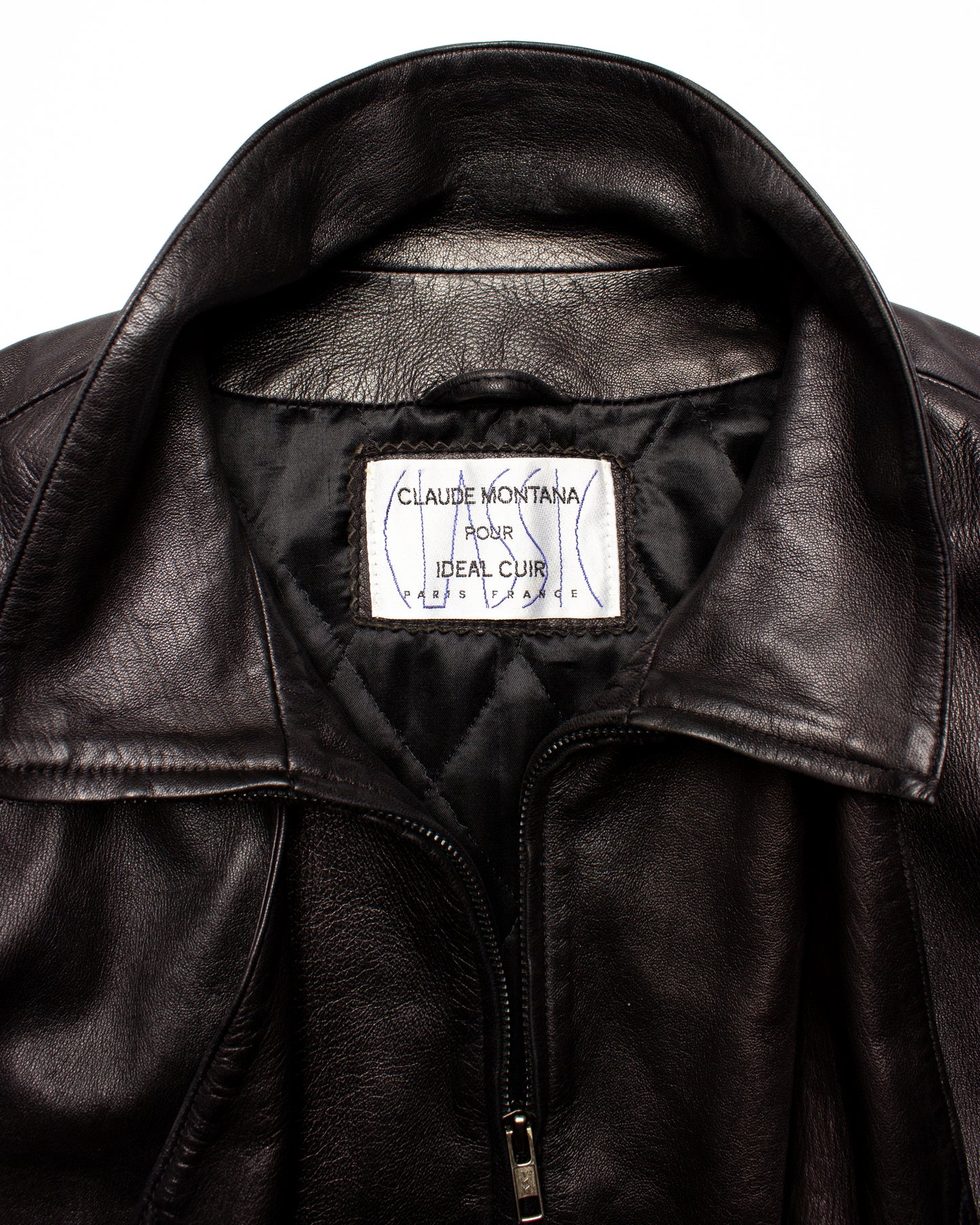1980's Claude Montana Lamb Leather Jacket (M)