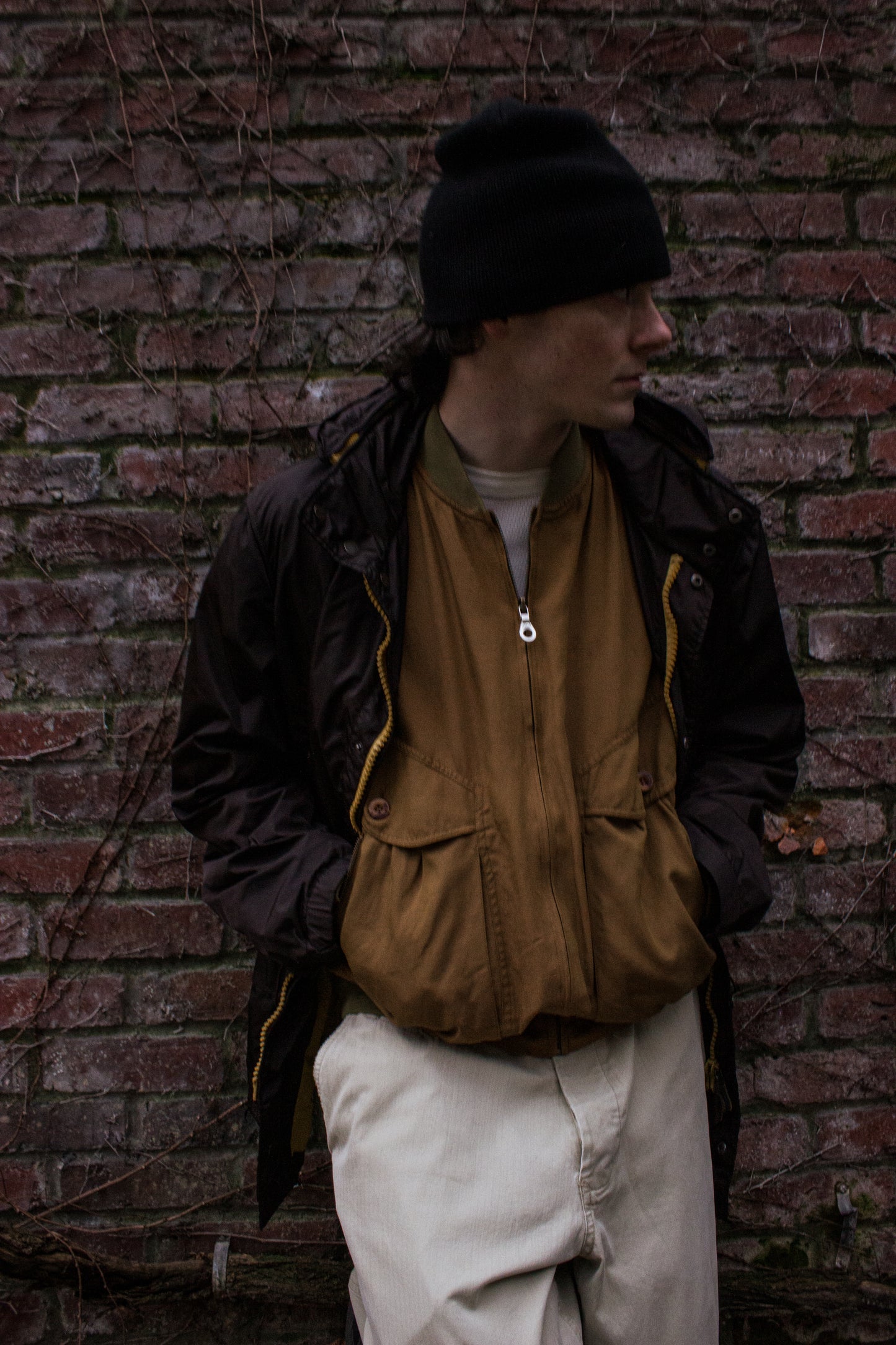 1990's Multi Pocket Bomber Jacket (M)