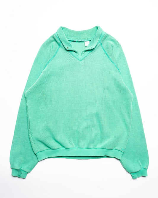 1980's Collared Ribbed Knit (M)