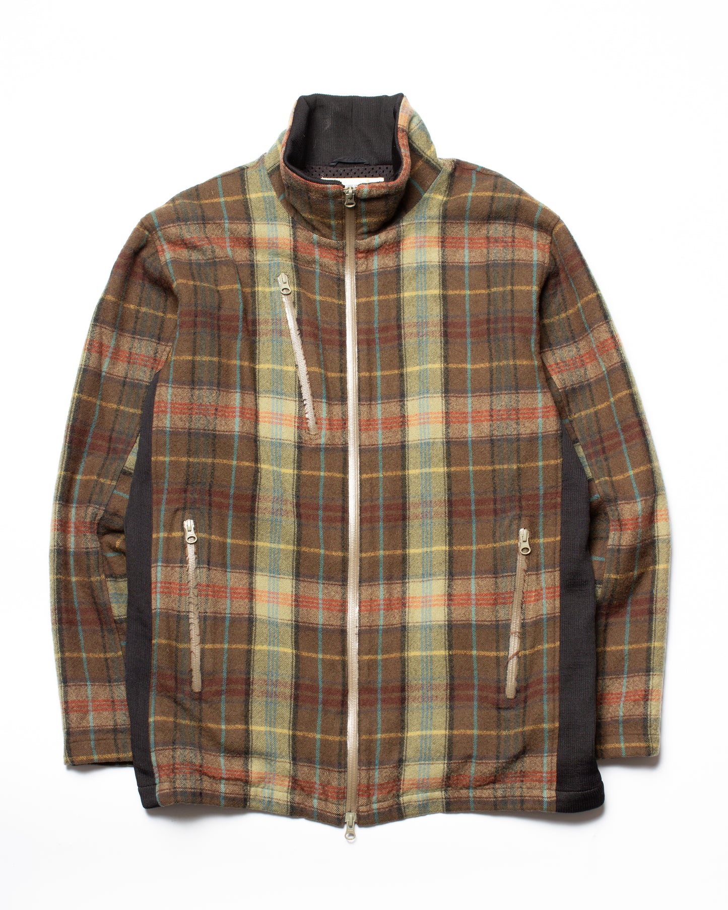 2008 CDG Shirt Wool Plaid Jacket (L)