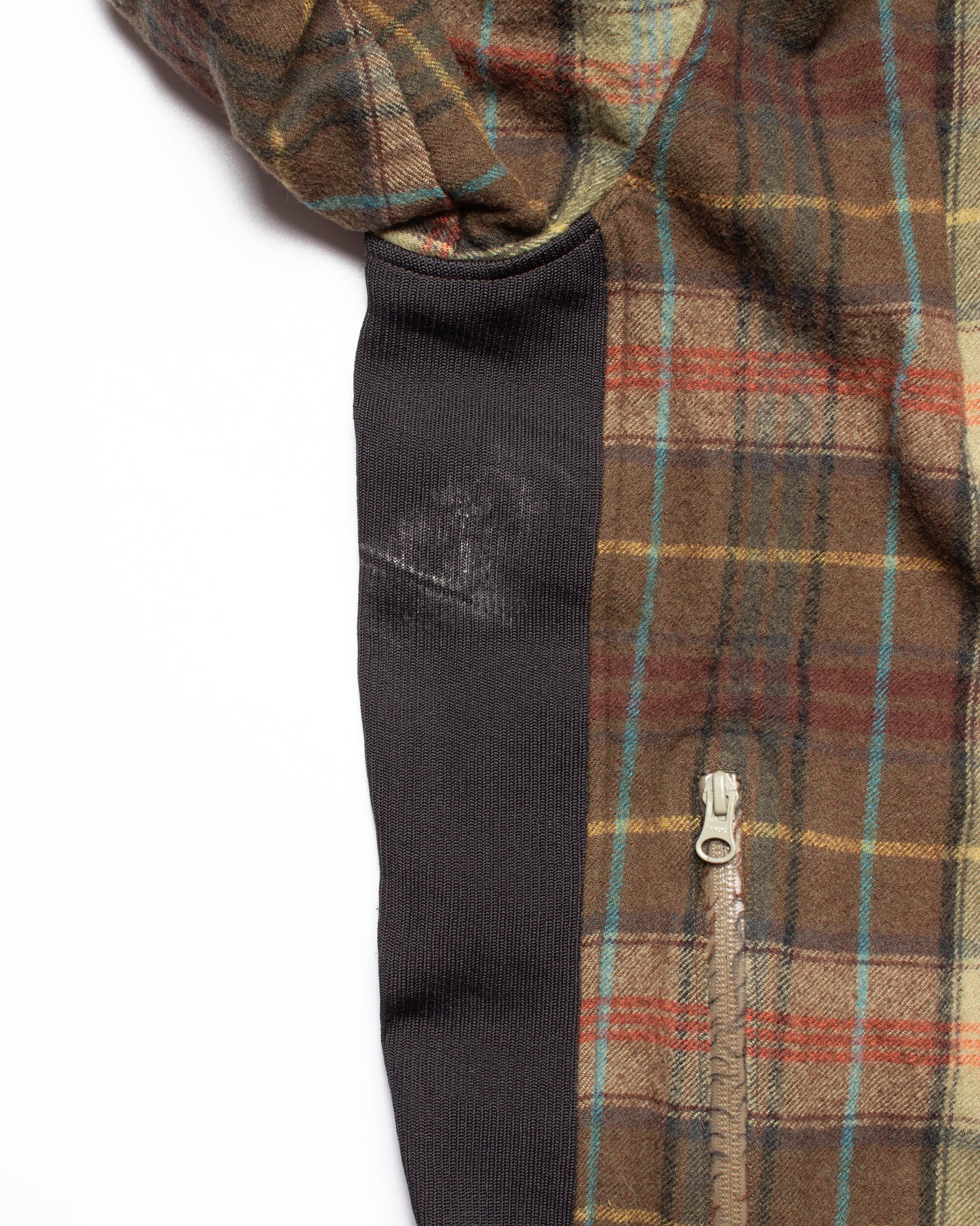 2008 CDG Shirt Wool Plaid Jacket (L)
