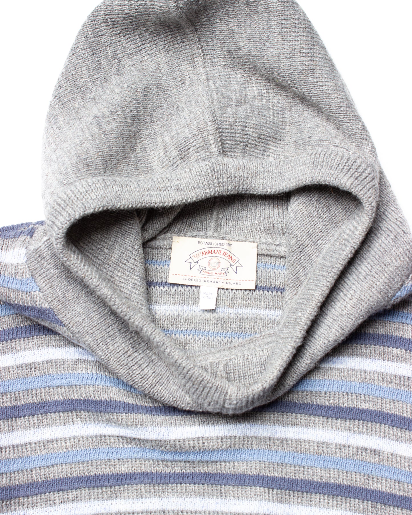 1990's Armani Jeans Hooded Knit (M)