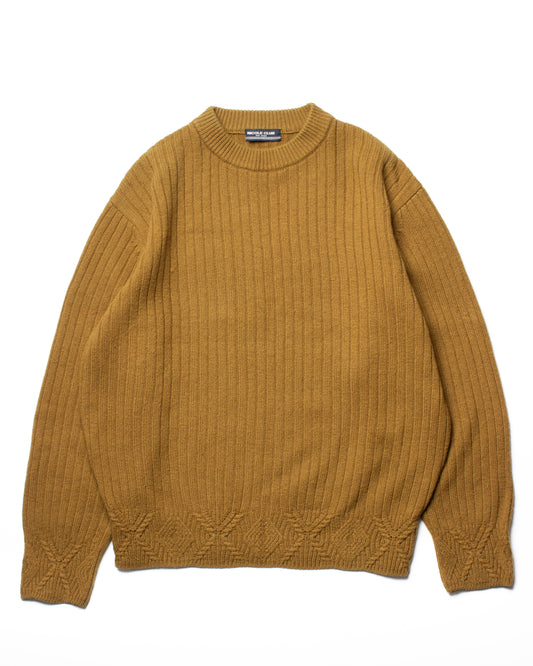 1990's Nicole Club Knit with Diamond Motif Cuffs (M)