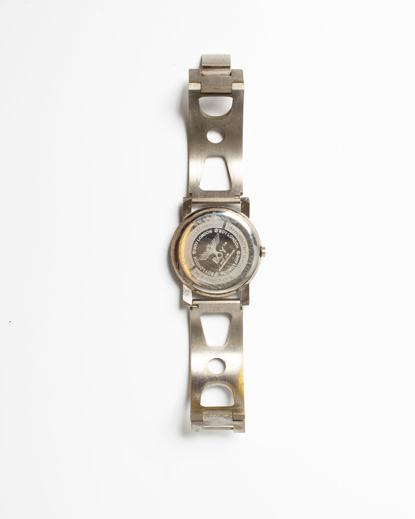 Vintage Boy London Industrial Stainless Steel Watch