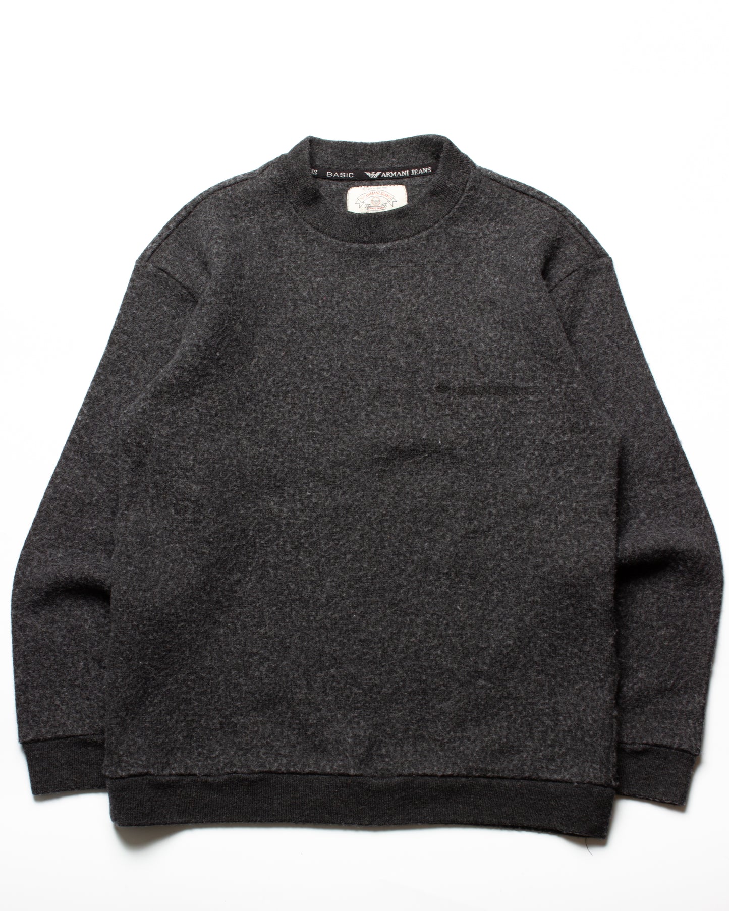Vintage Armani Jeans Wool Crewneck (S)