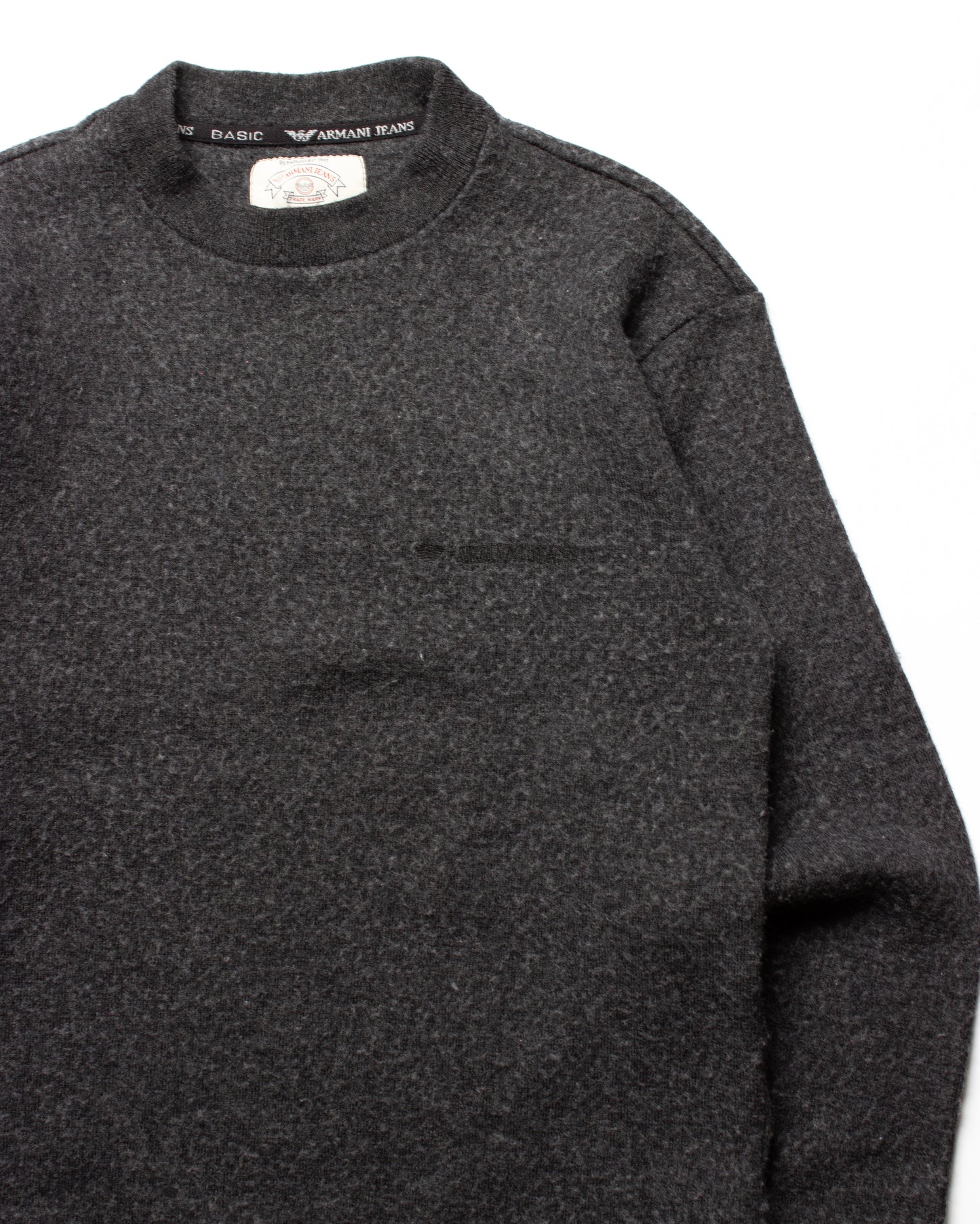 Vintage Armani Jeans Wool Crewneck (S)