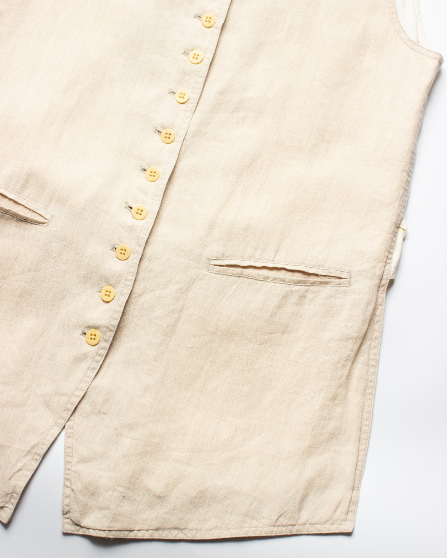 1990's Armani Jeans Linen Vest (L)