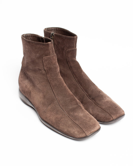 Vintage Prada Suede Ankle Boots (US6.5W)