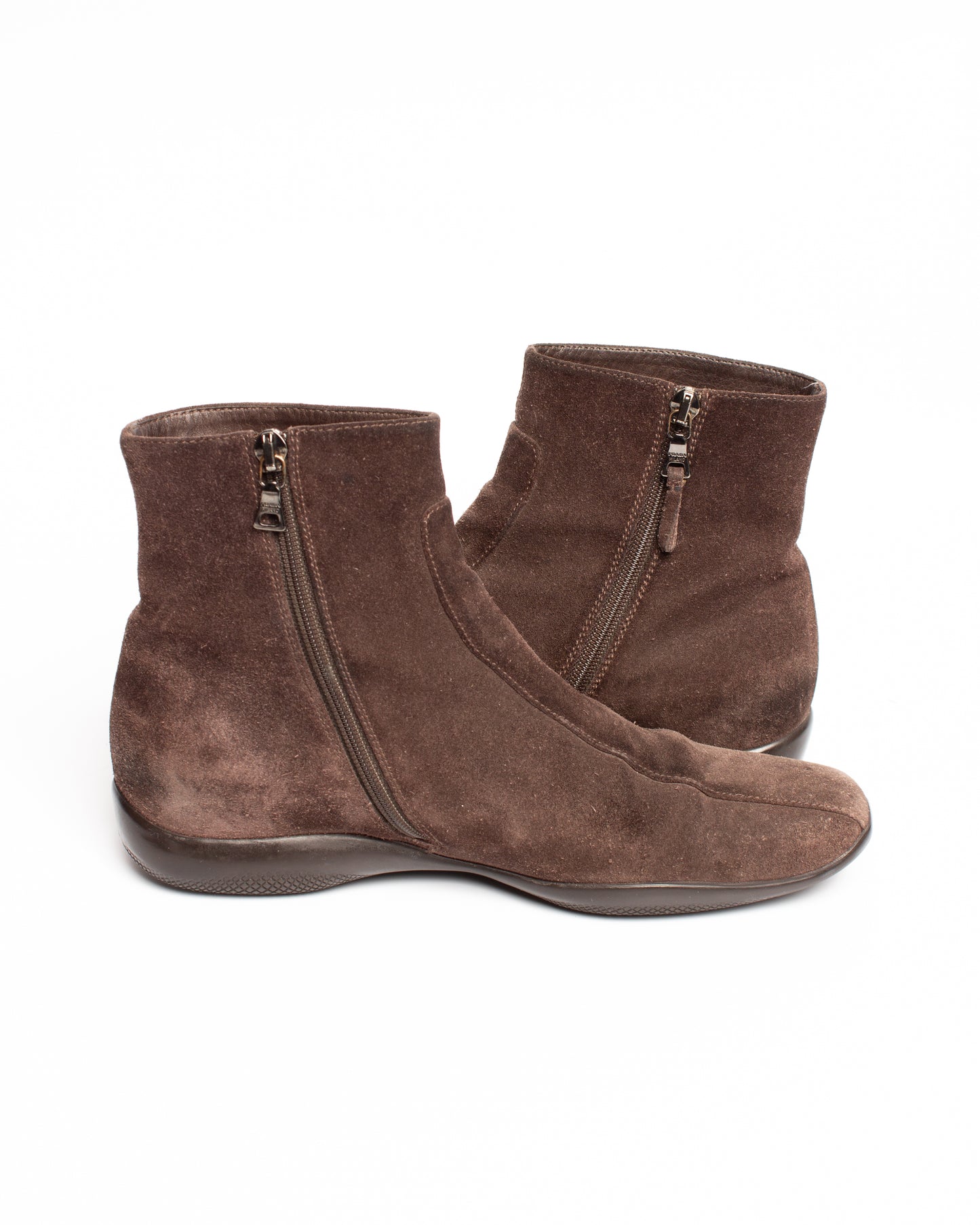Vintage Prada Suede Ankle Boots (US6.5W)