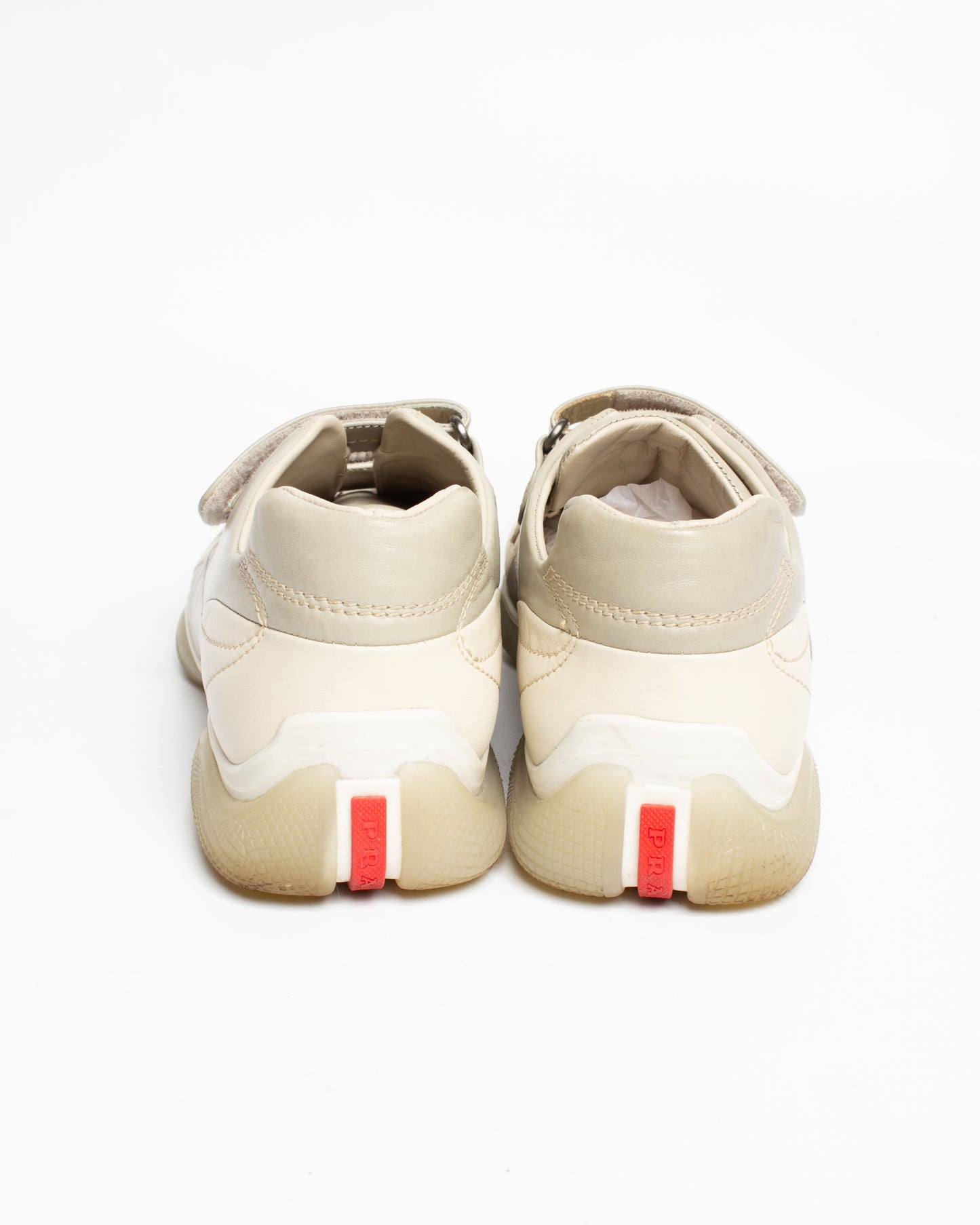 Vintage Prada Velcro Leather Sneakers (US10.5)