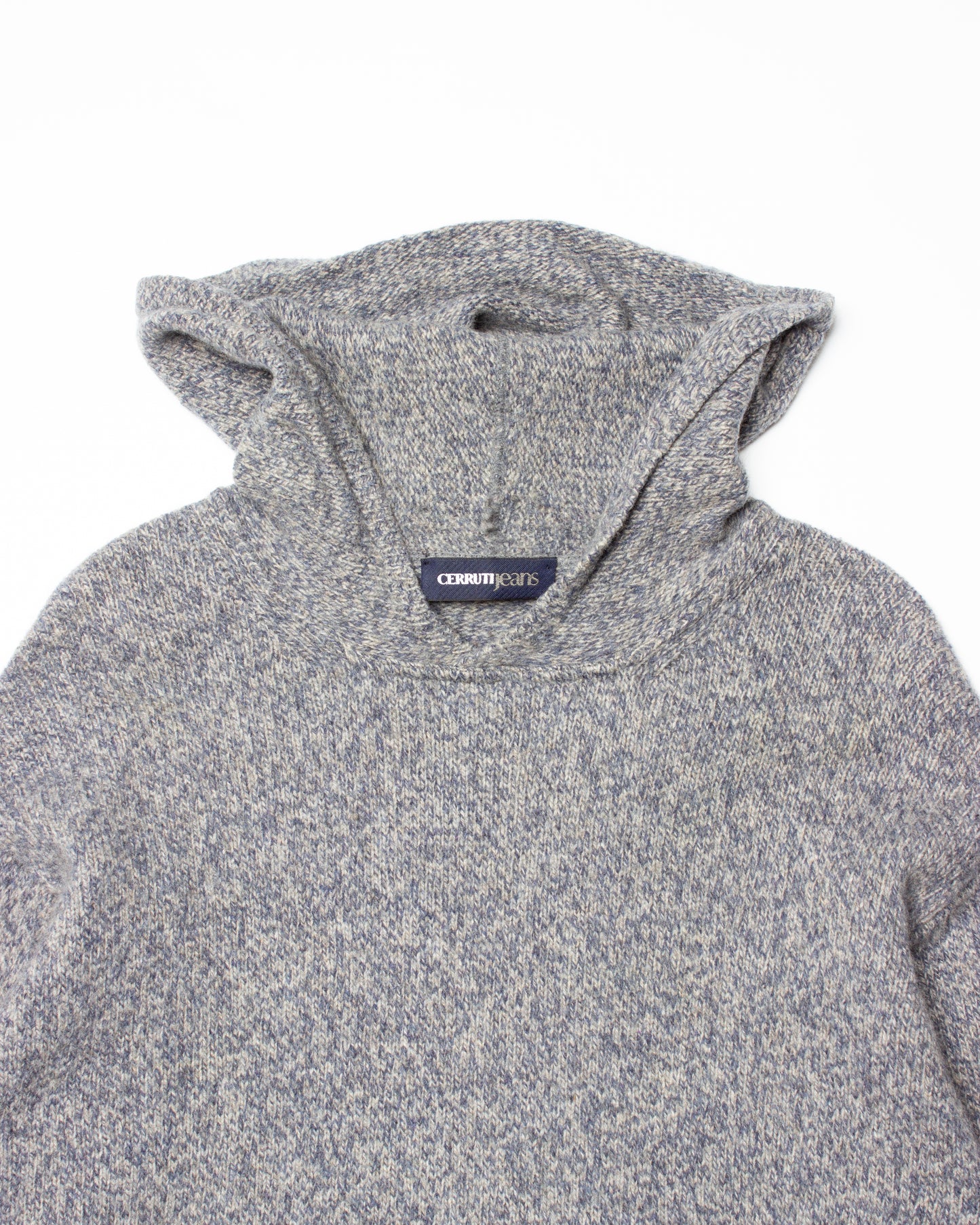 1990's Cerruti Jeans Wool Knit Hoodie (M)