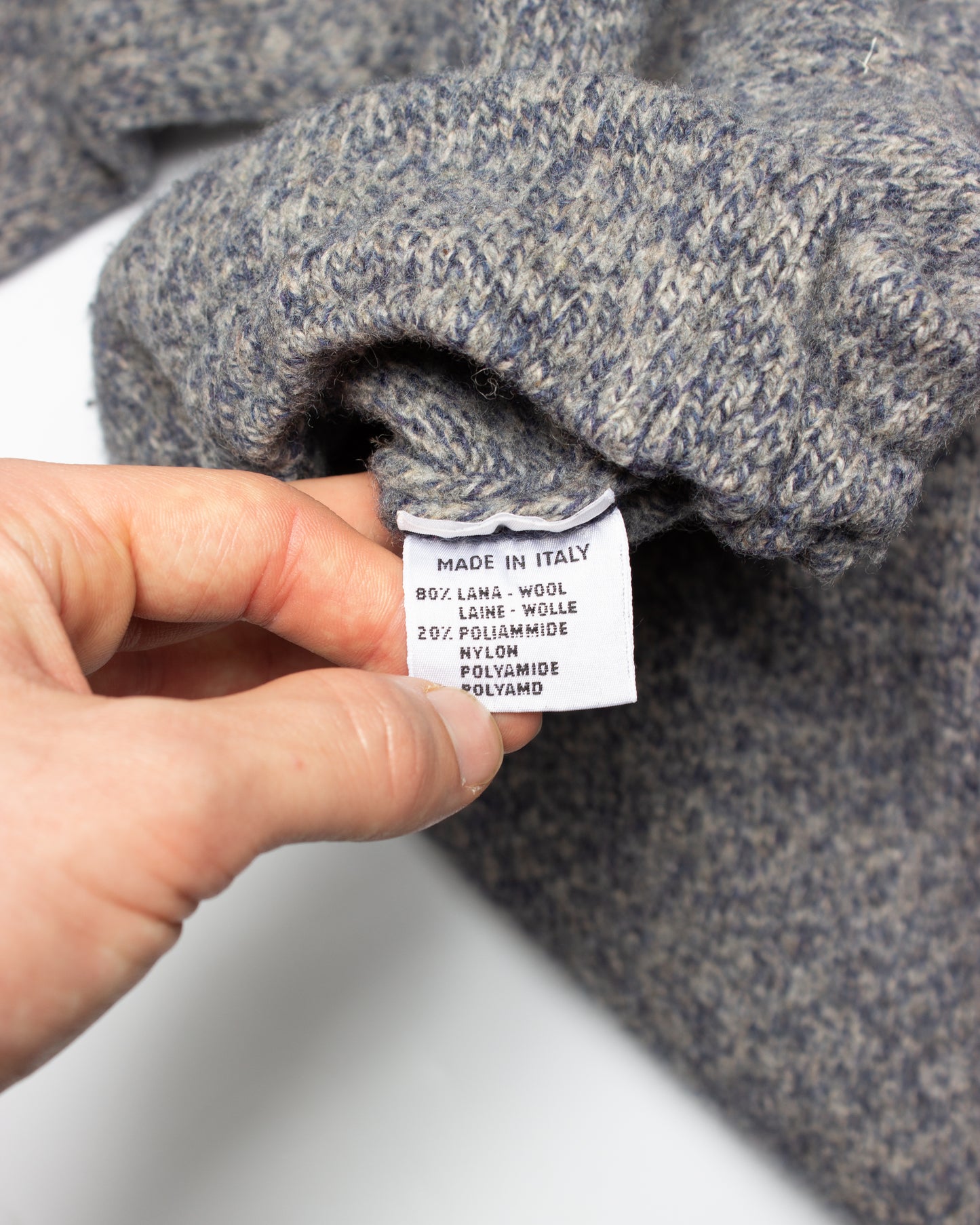 1990's Cerruti Jeans Wool Knit Hoodie (M)