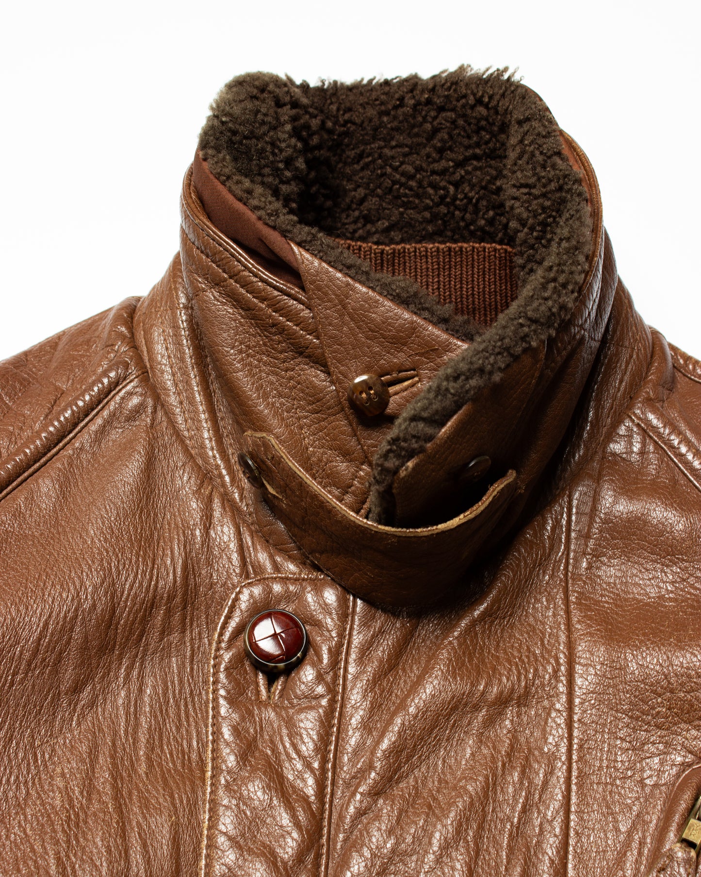 1980's Nicole by Mitsuhira Matsuda Leather Bomber (M-L)
