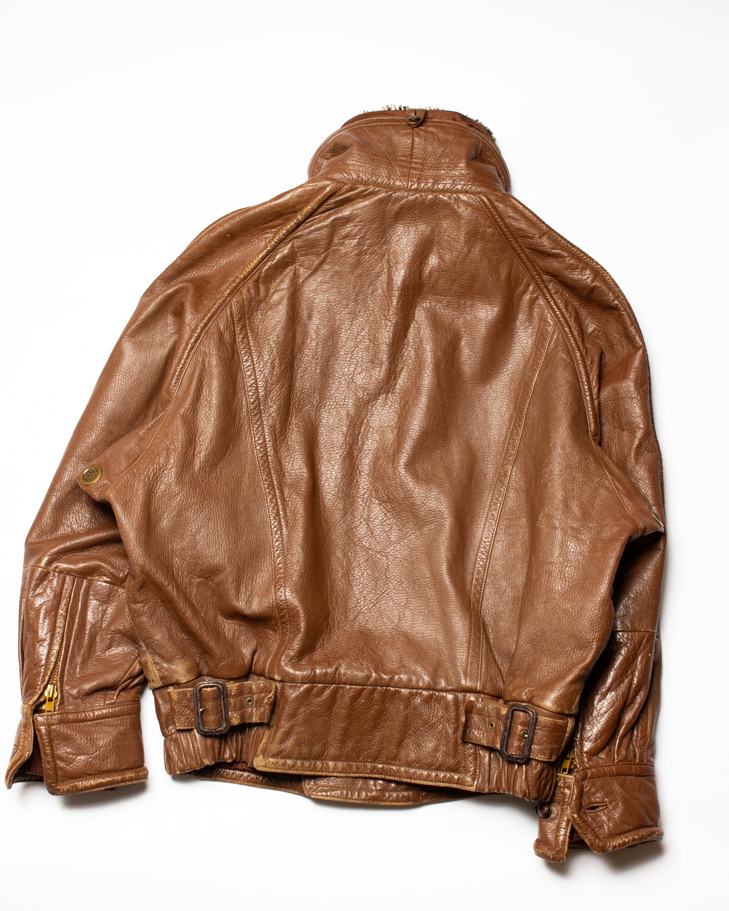 1980's Nicole by Mitsuhira Matsuda Leather Bomber (M-L)