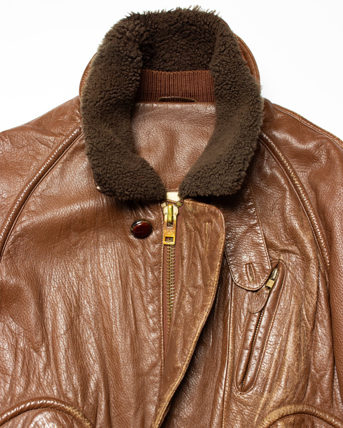 1980's Nicole by Mitsuhira Matsuda Leather Bomber (M-L)