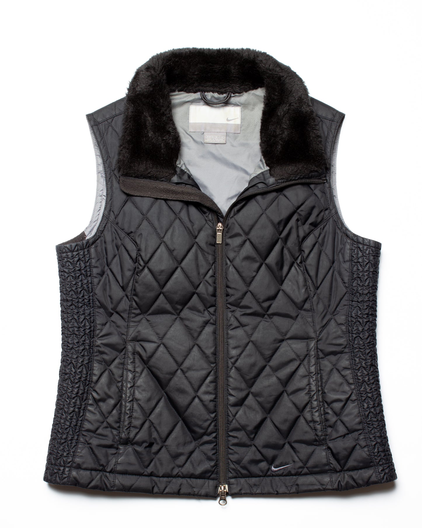 2005 Nike Quilted Fur Collar Vest (M)