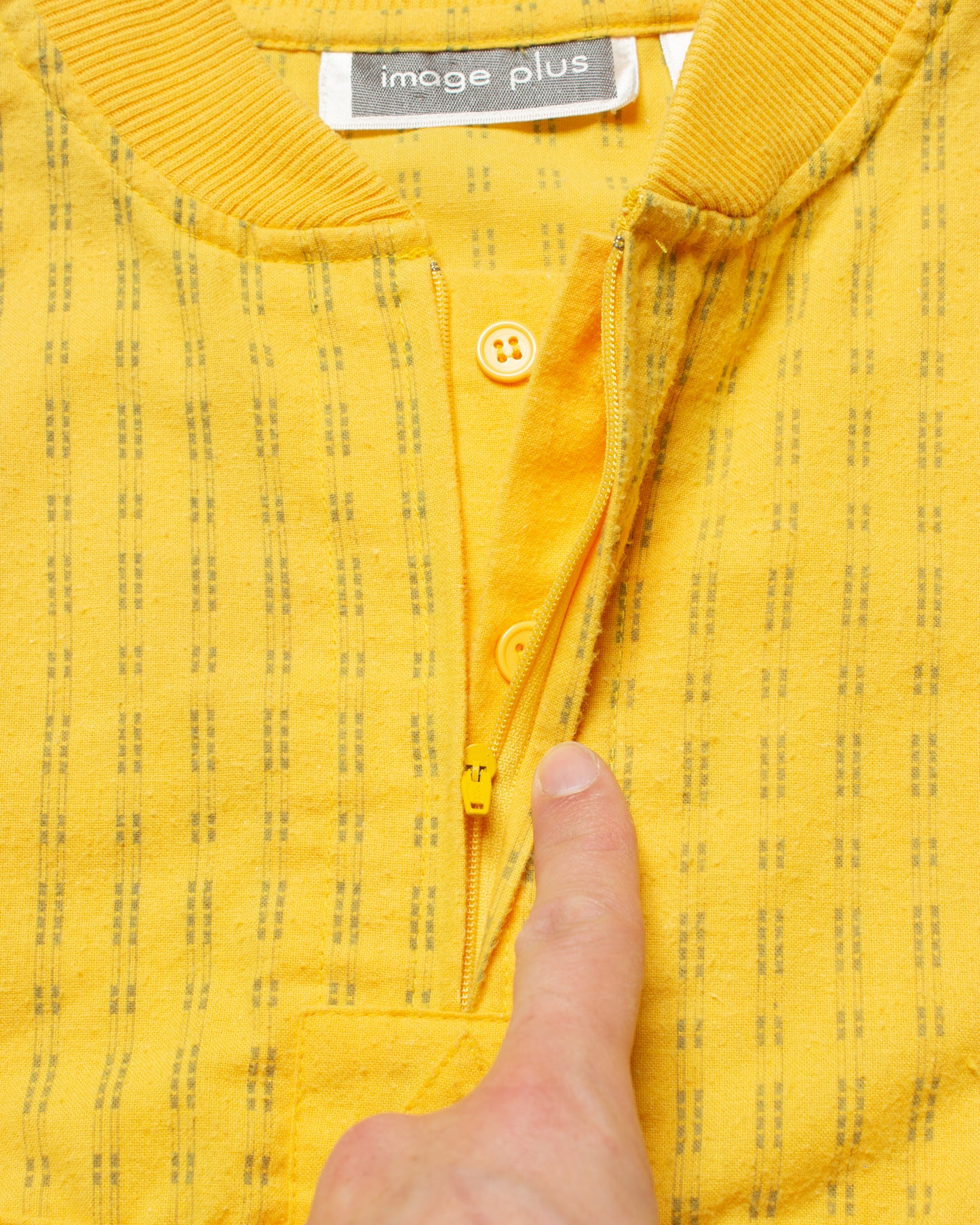 1980's Cotton Pullover with Double Closure (S)