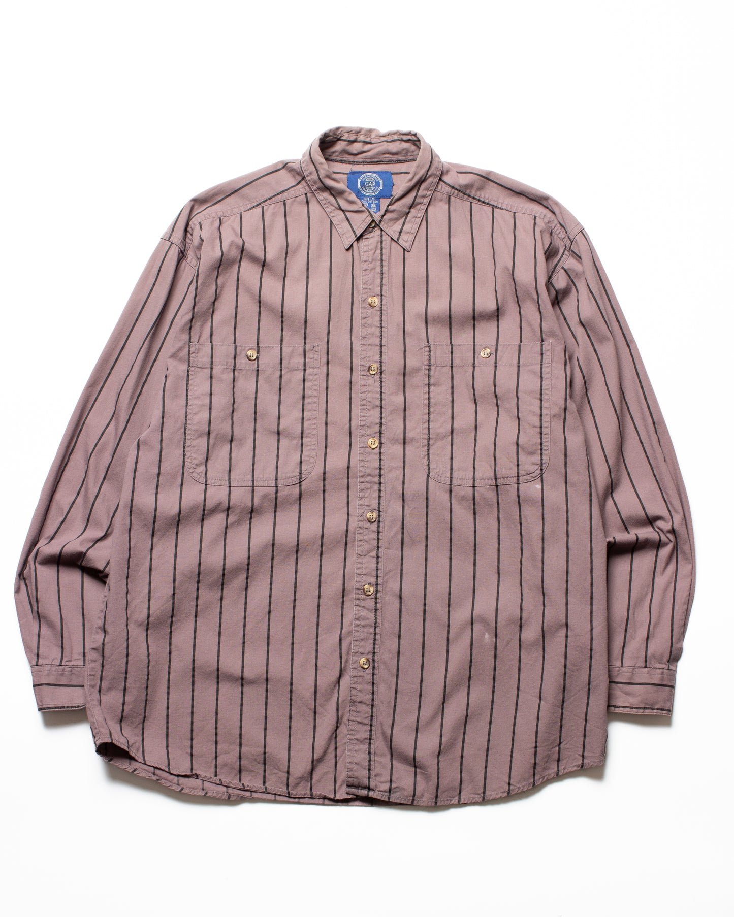 1990's GAP Striped Button Up (M)