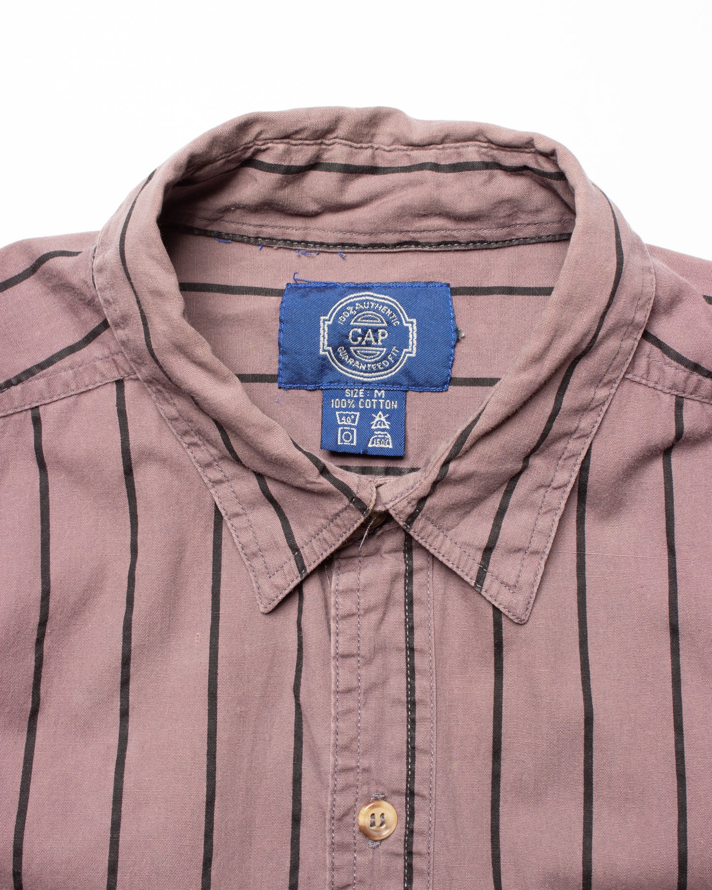 1990's GAP Striped Button Up (M)