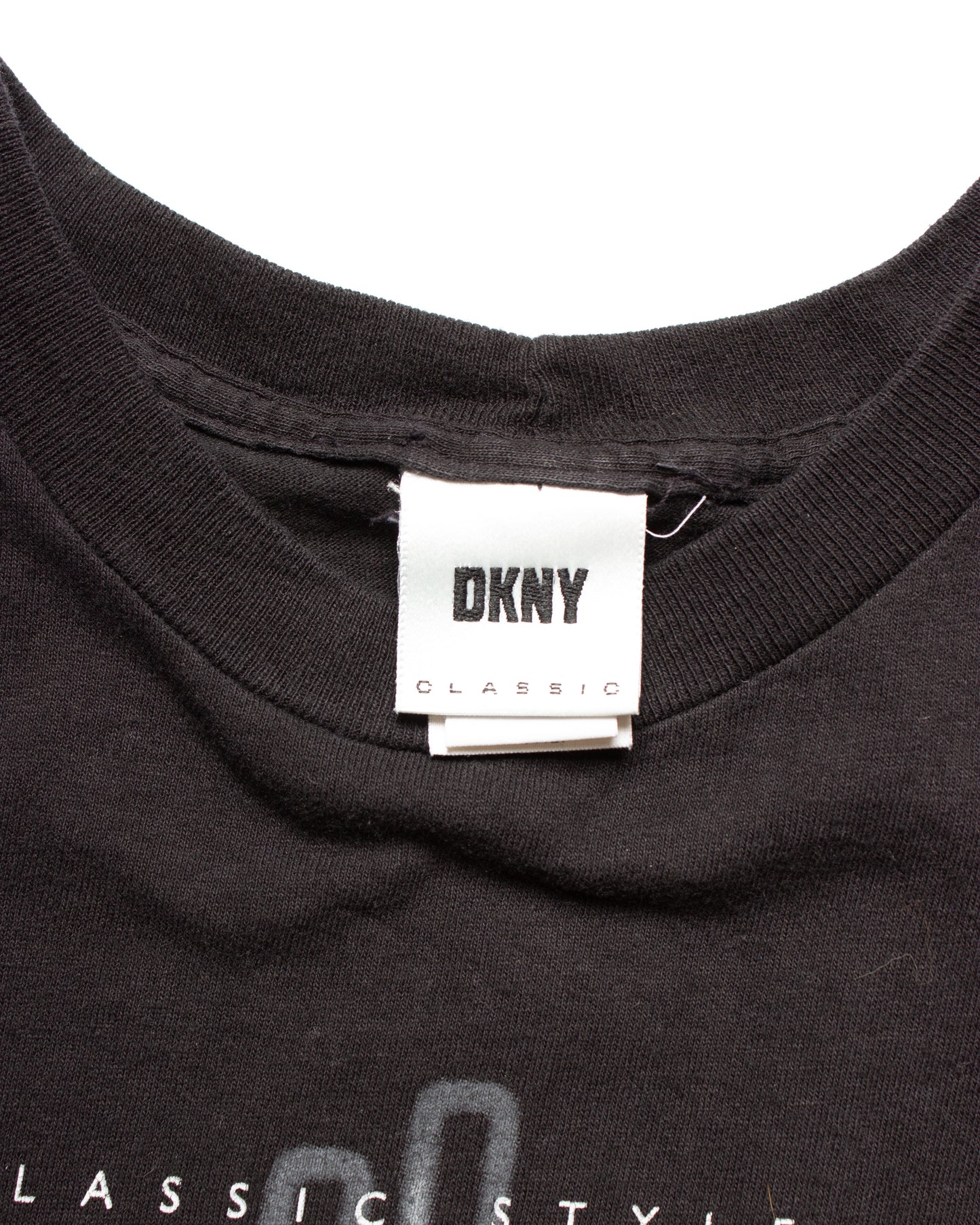 1990's DKNY Text Tee