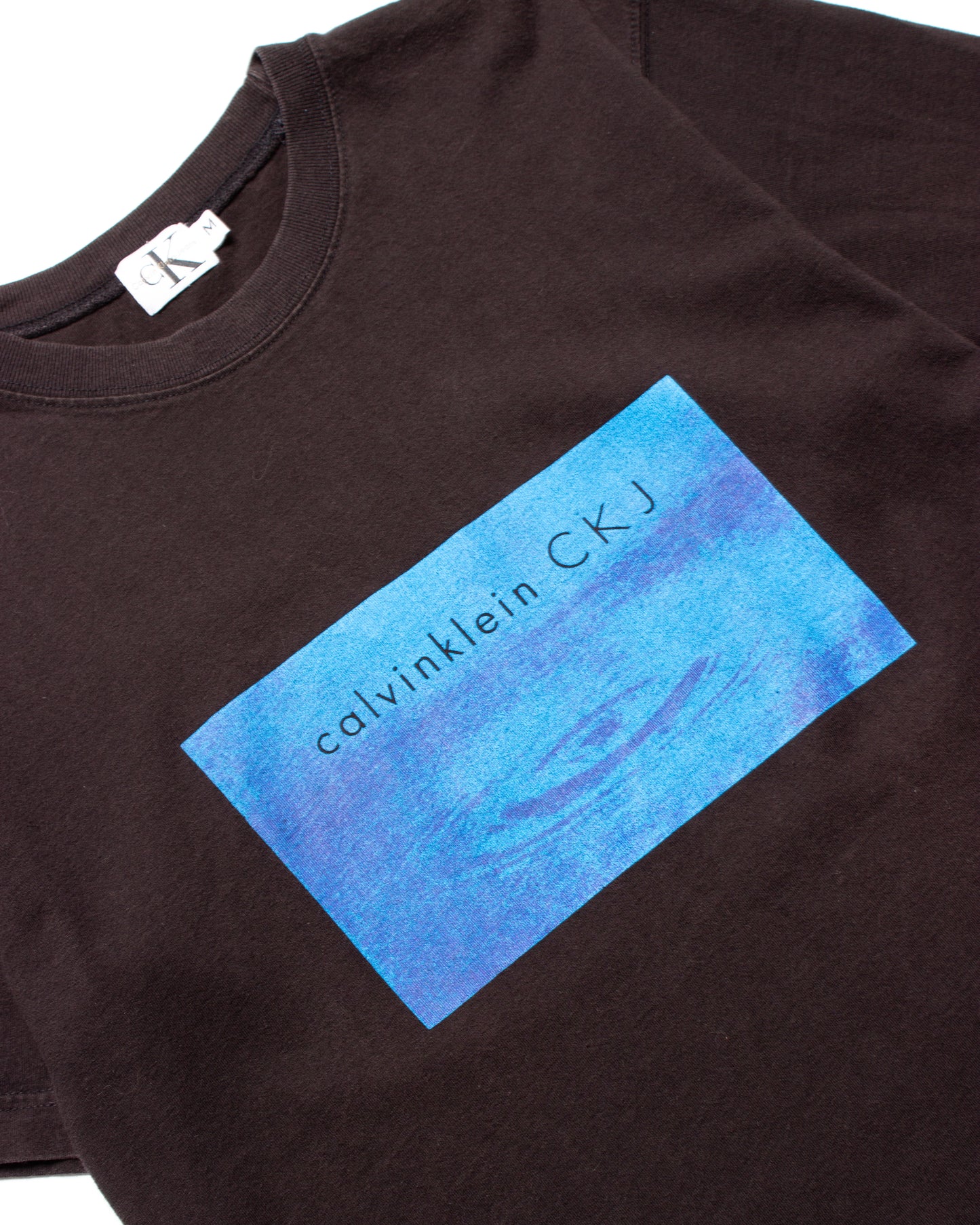 1990's Calvin Klein Jeans Water Graphic Tee (M)