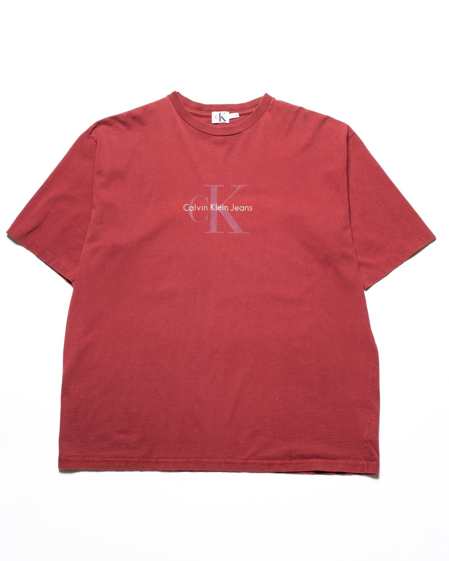 1990's Calvin Klein Jeans Logo Tee (XL)