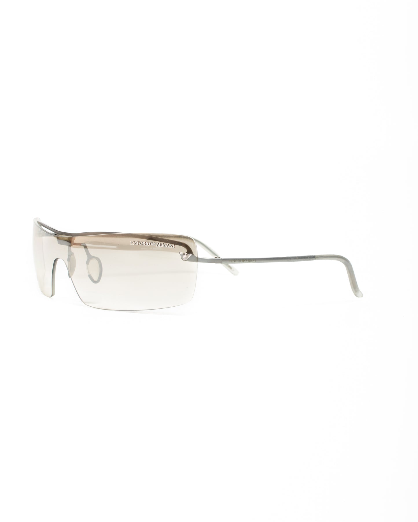 1990's Emporio Armani Half Tint Rimless Sunglasses