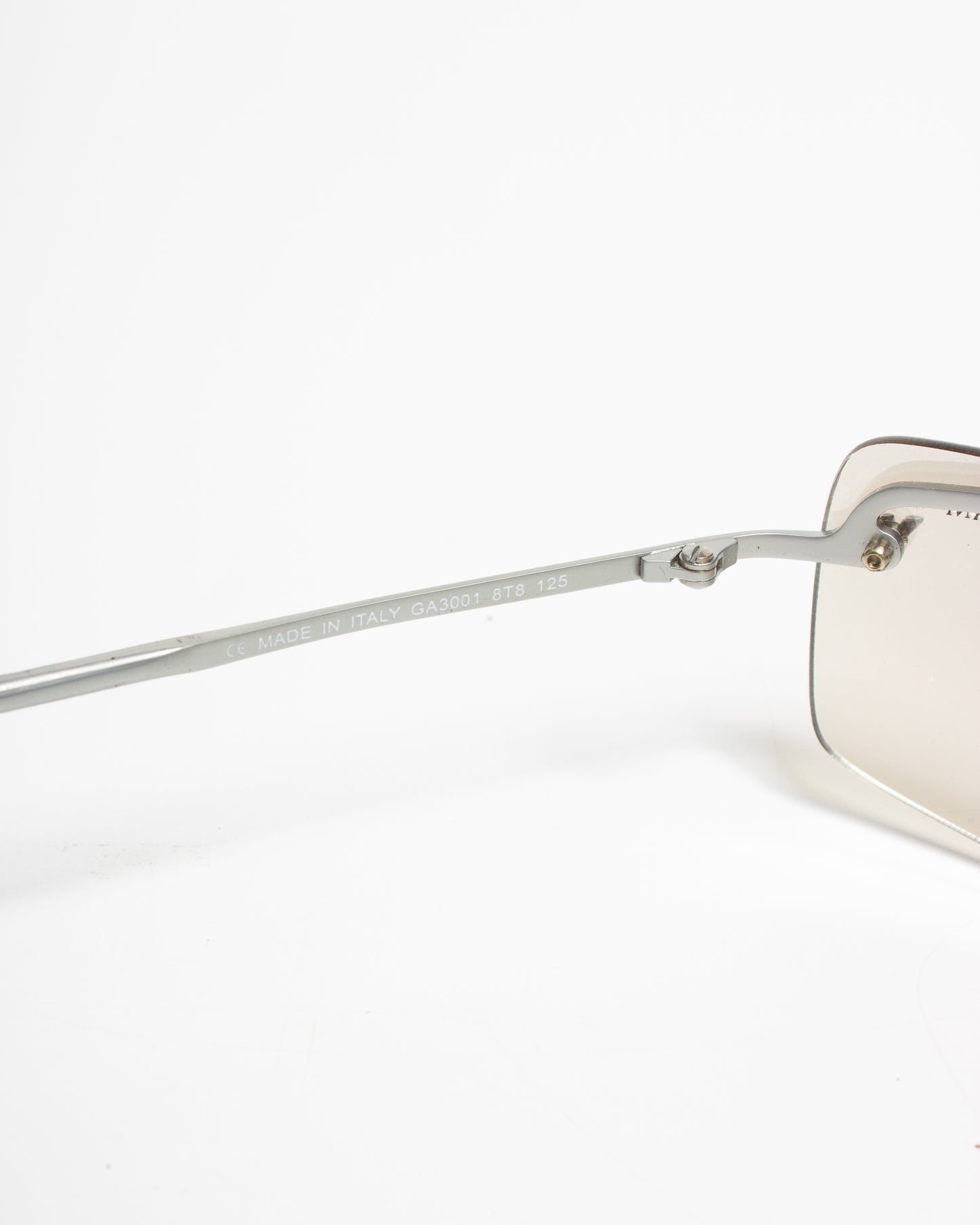 1990's Emporio Armani Half Tint Rimless Sunglasses