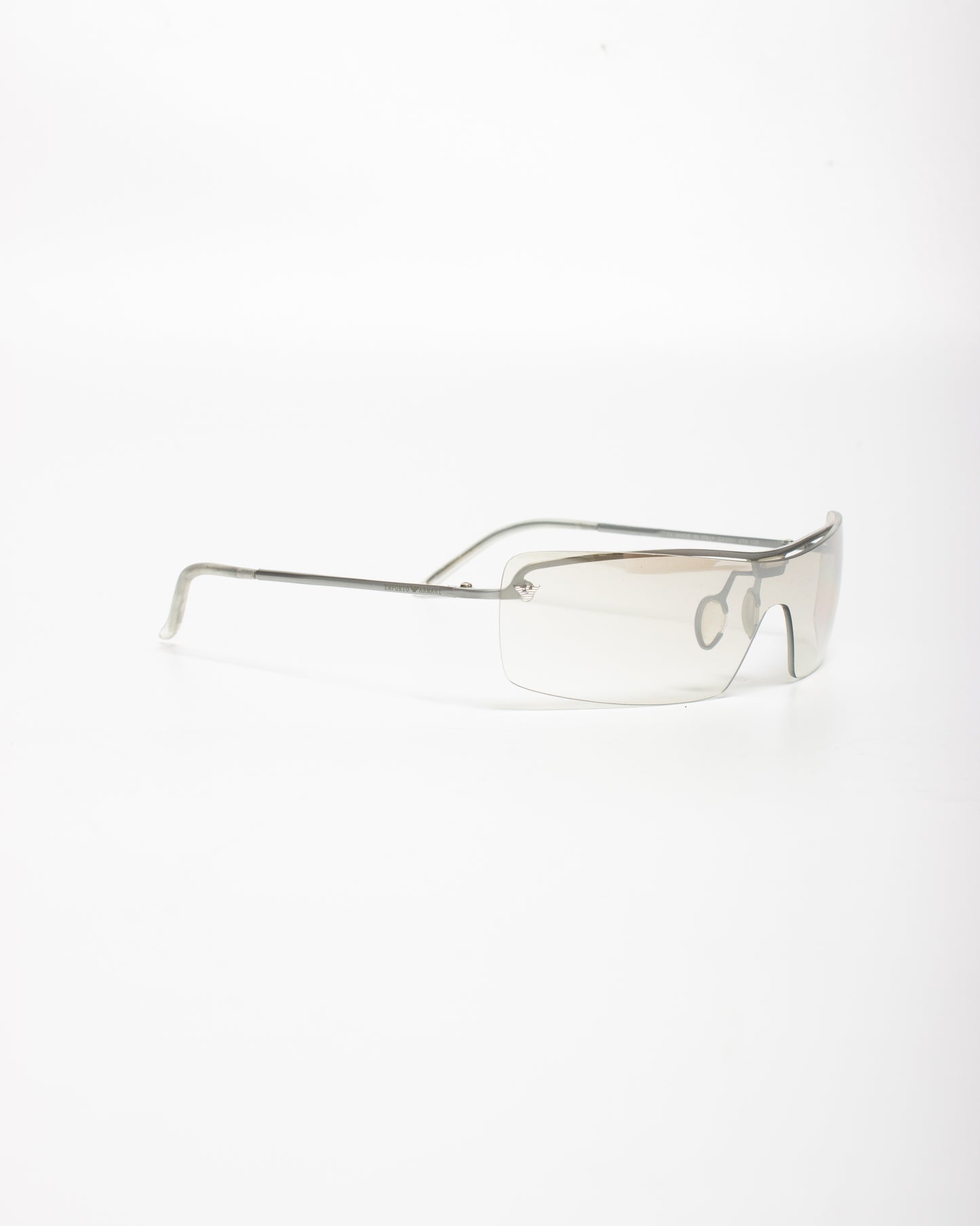 1990's Emporio Armani Half Tint Rimless Sunglasses