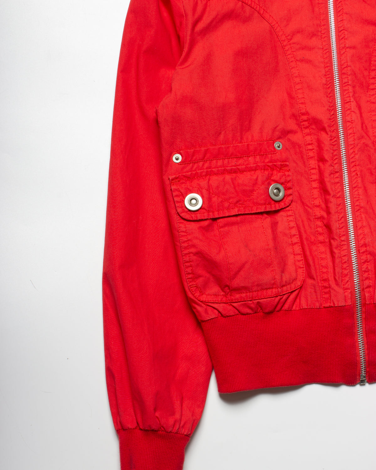 Y2K Armor Jeans Bomber (XS)