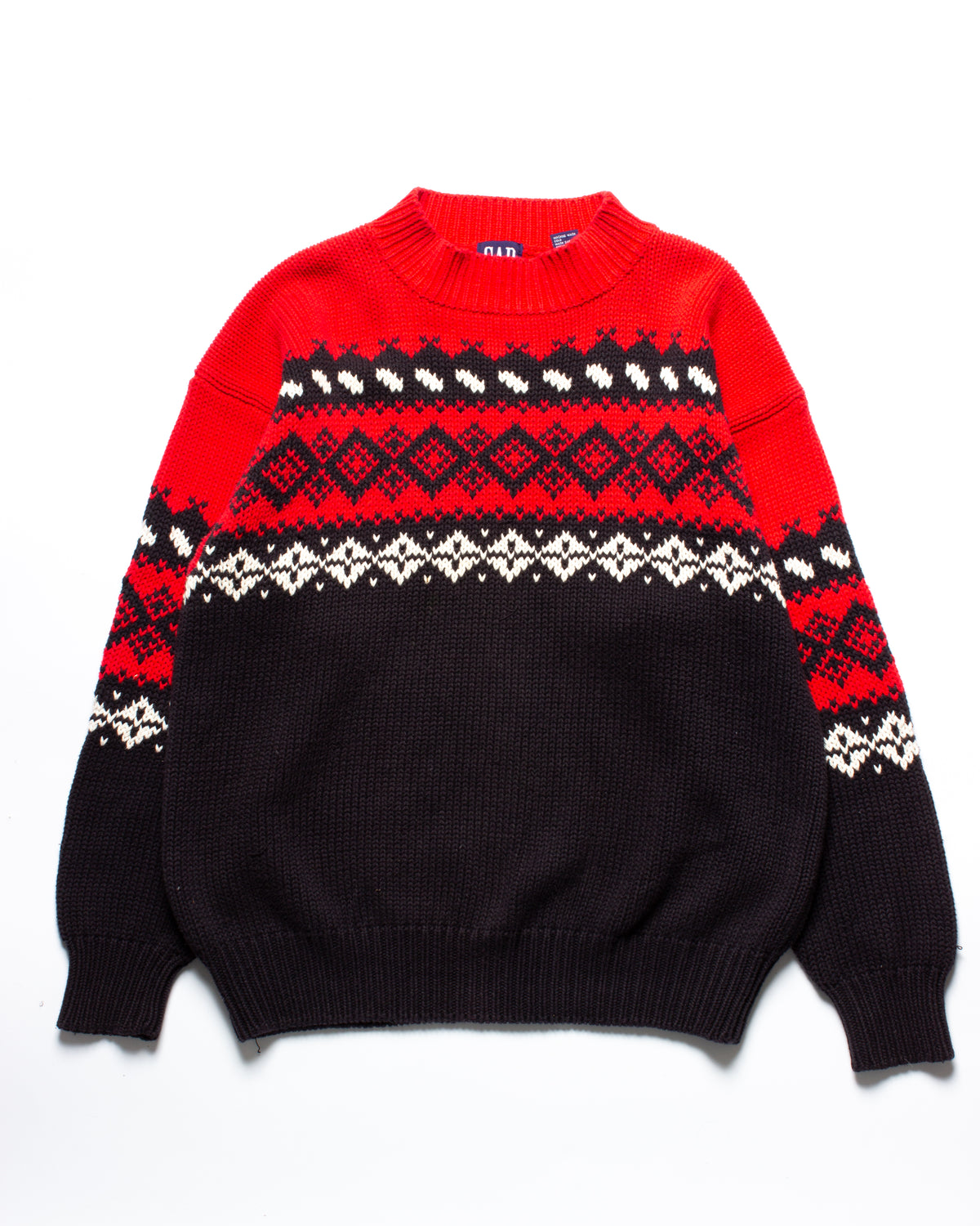 1990's GAP Cotton Nordic Knit (M)