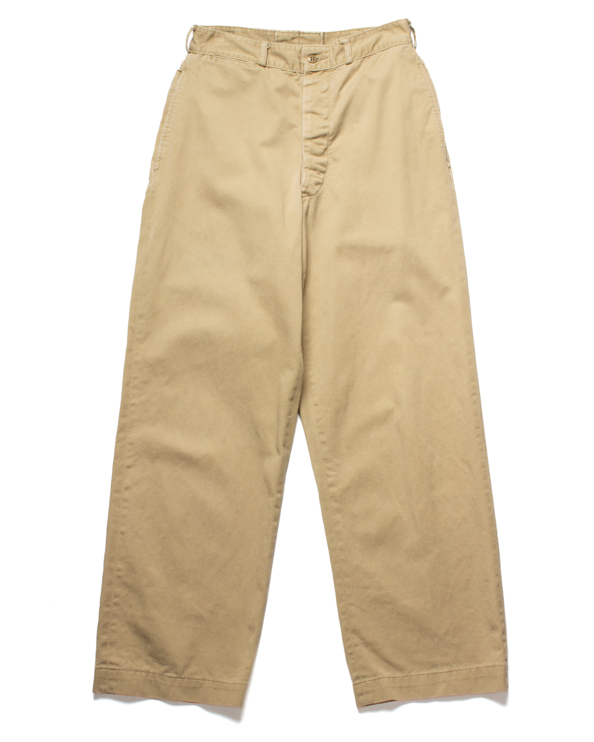 1957 Khaki Officer Chino Trousers (28)