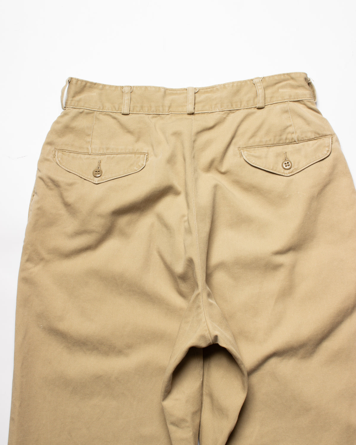 1957 Khaki Officer Chino Trousers (28)