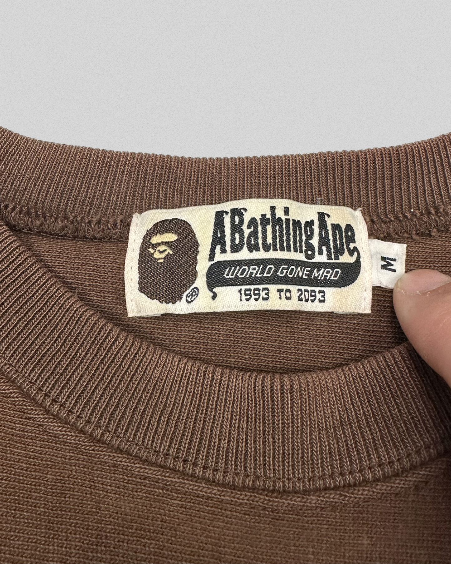00's Bape General Football 3/4 Sleeve Tee (M)
