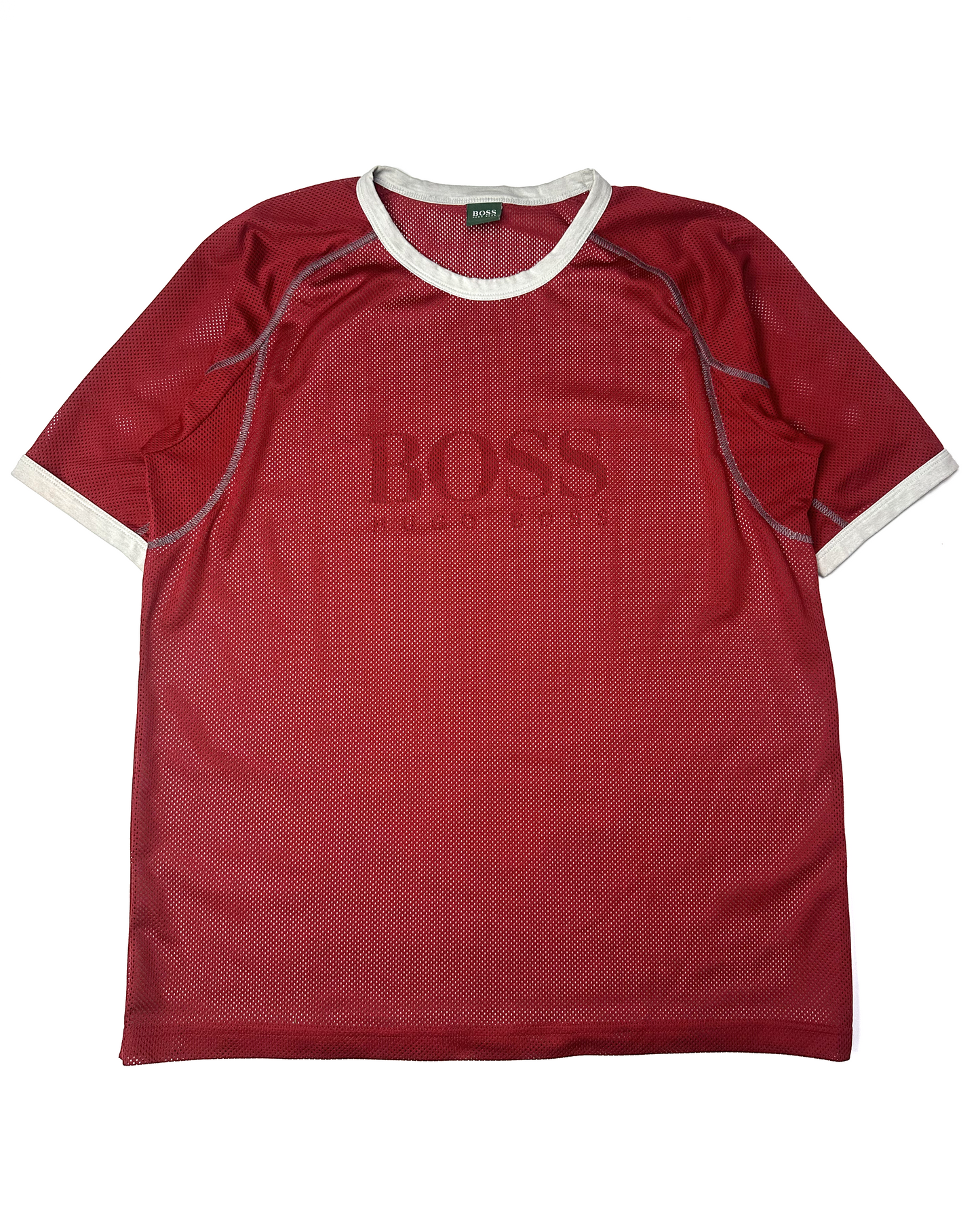 00's Hugo Boss Mesh Tech Tee (L)