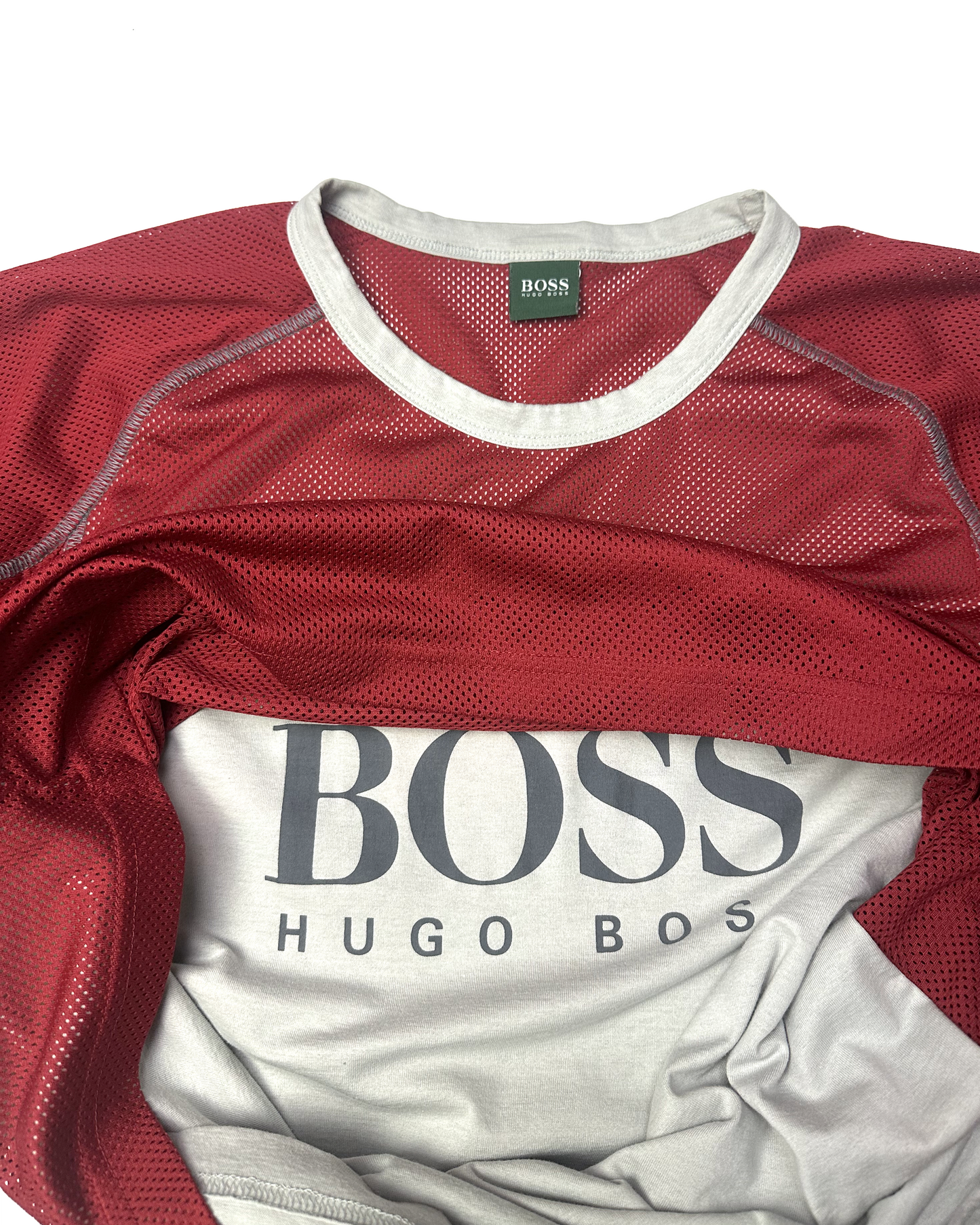 00's Hugo Boss Mesh Tech Tee (L)