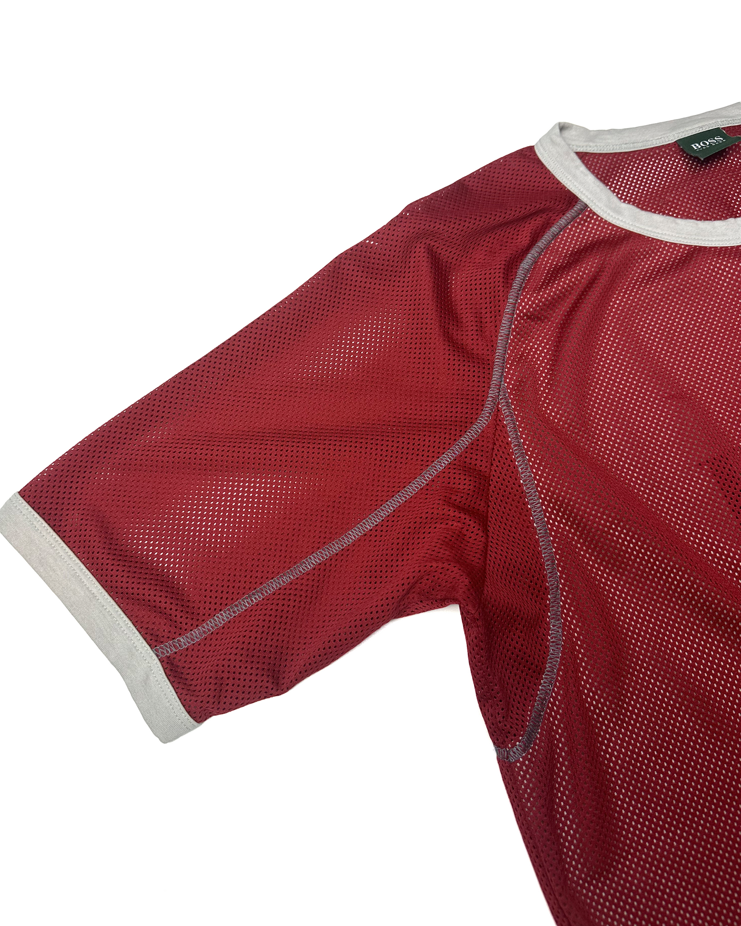 00's Hugo Boss Mesh Tech Tee (L)