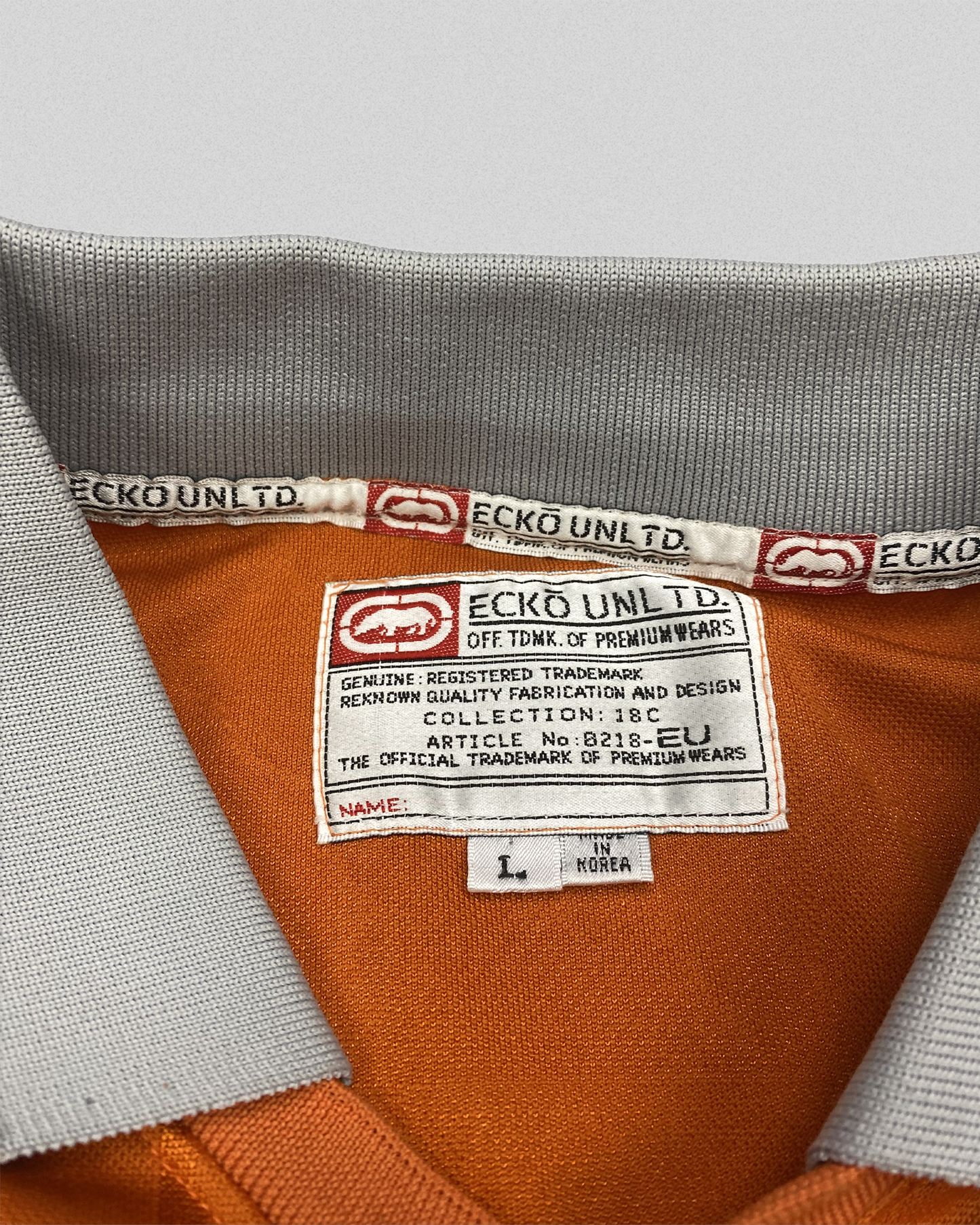 00's Ecko Collared Jersey (L)