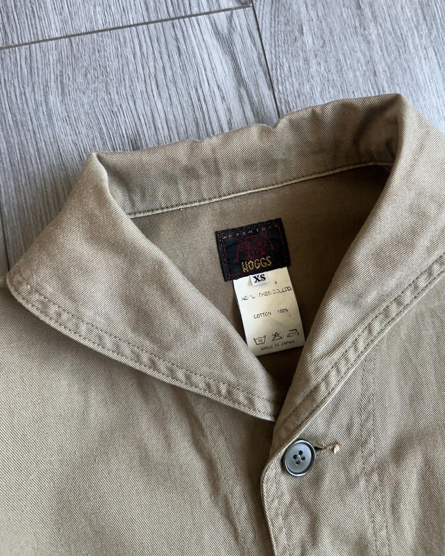 90's HOGGS USN Shawl Collared Jacket (S)