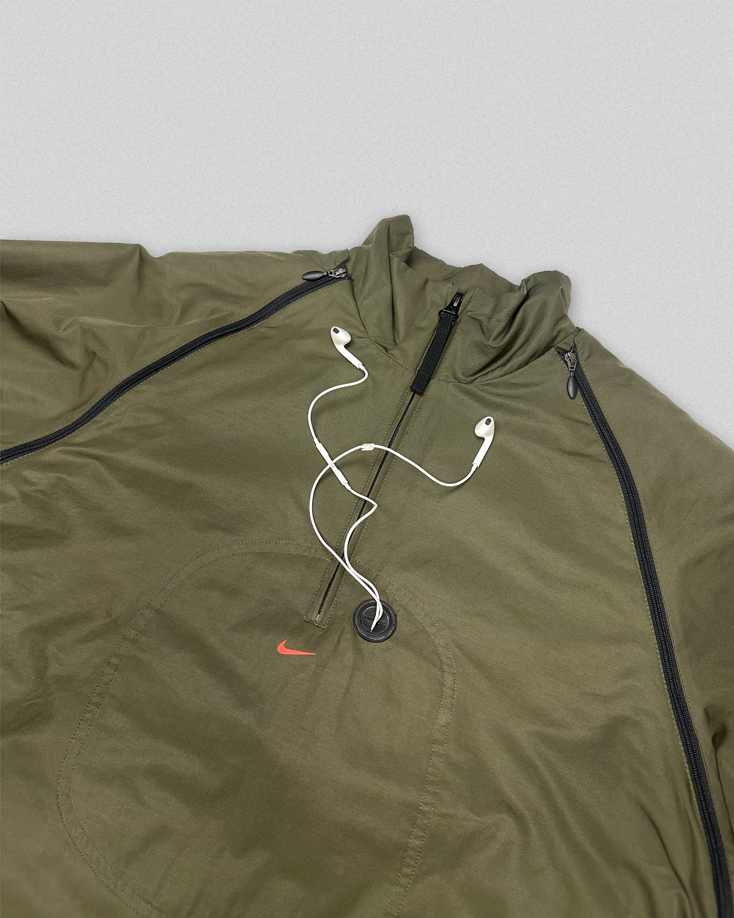 00's Nike Morse Code 2n1 Convertible Jacket (M)